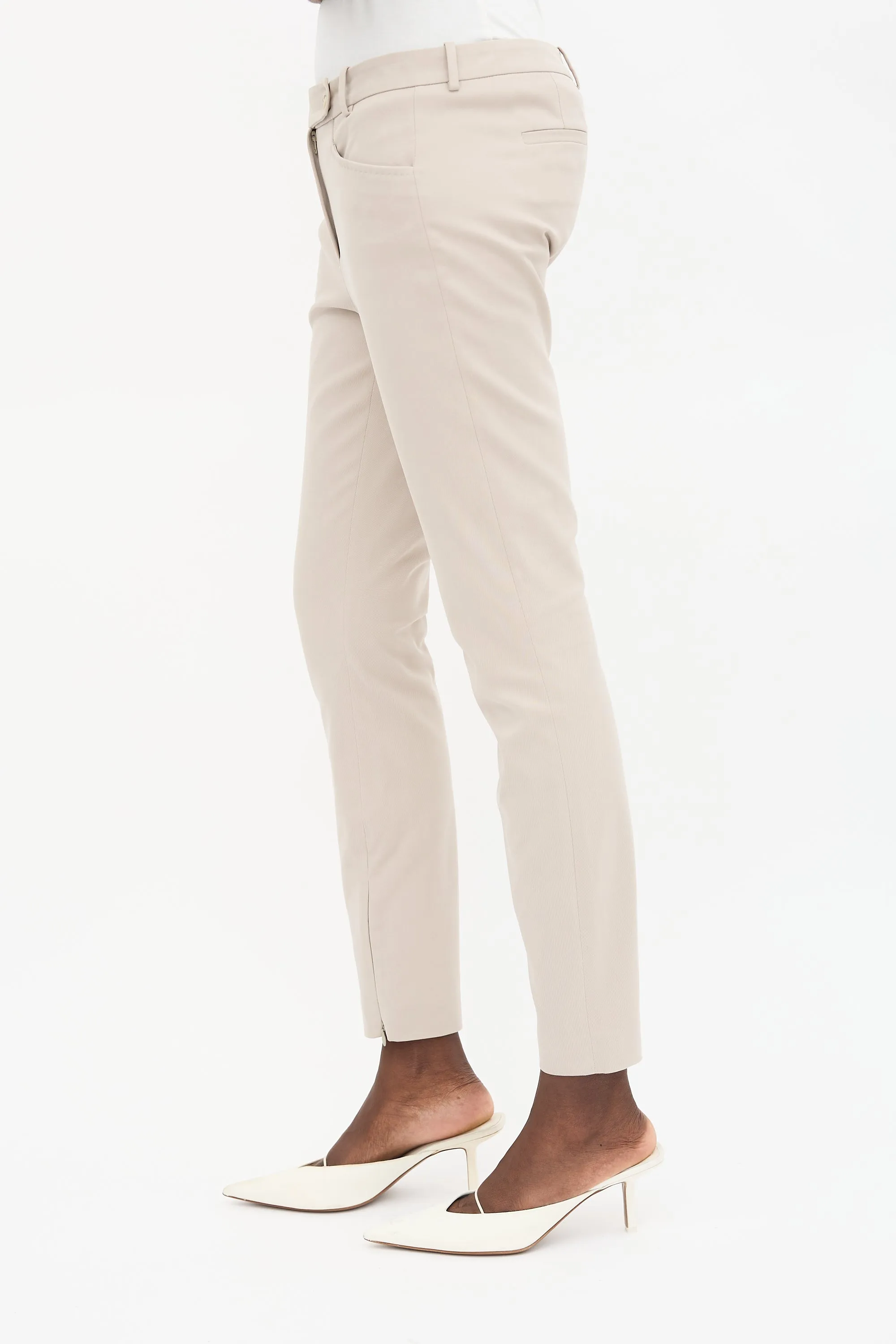 Slim Leg Zip Trouser sold by VSP Consignment product image thumbnail 3