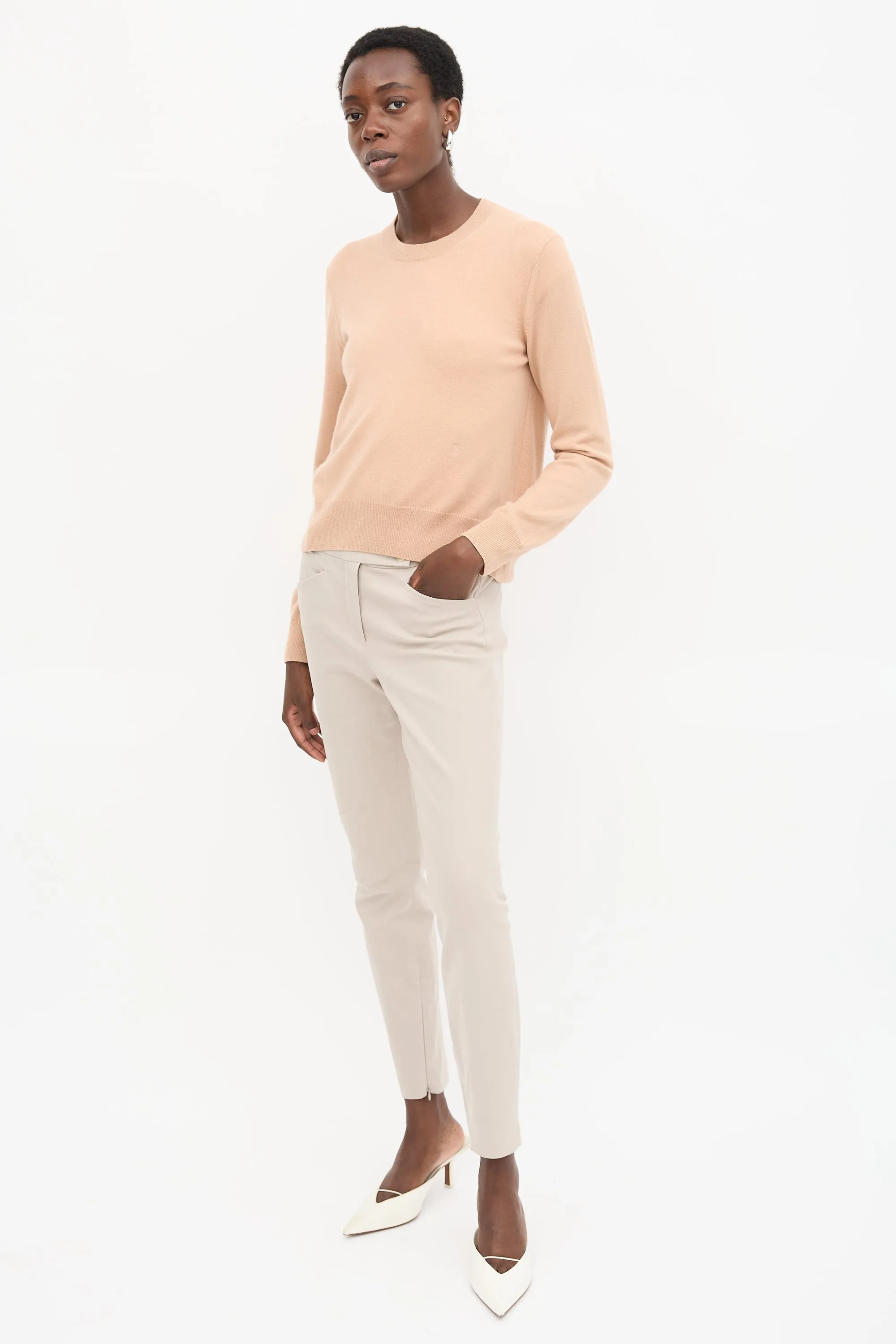 Slim Leg Zip Trouser sold by VSP Consignment product image thumbnail 2