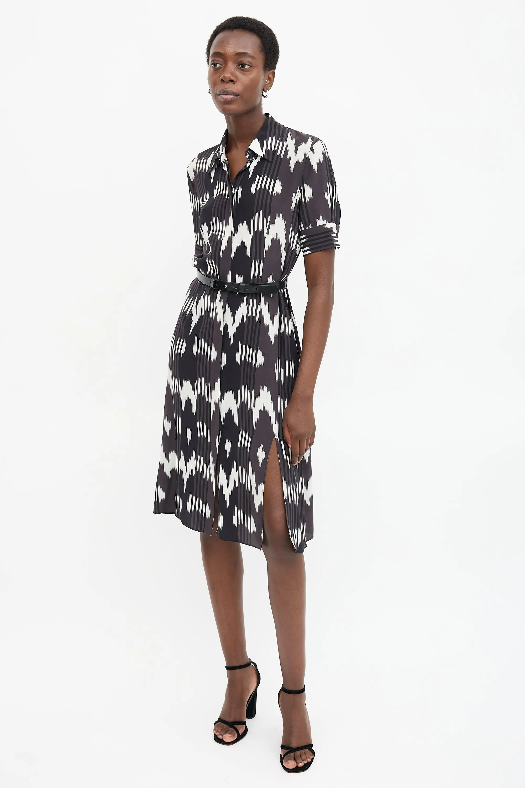 Silk Mixed Print Dress sold by VSP Consignment product image thumbnail 5