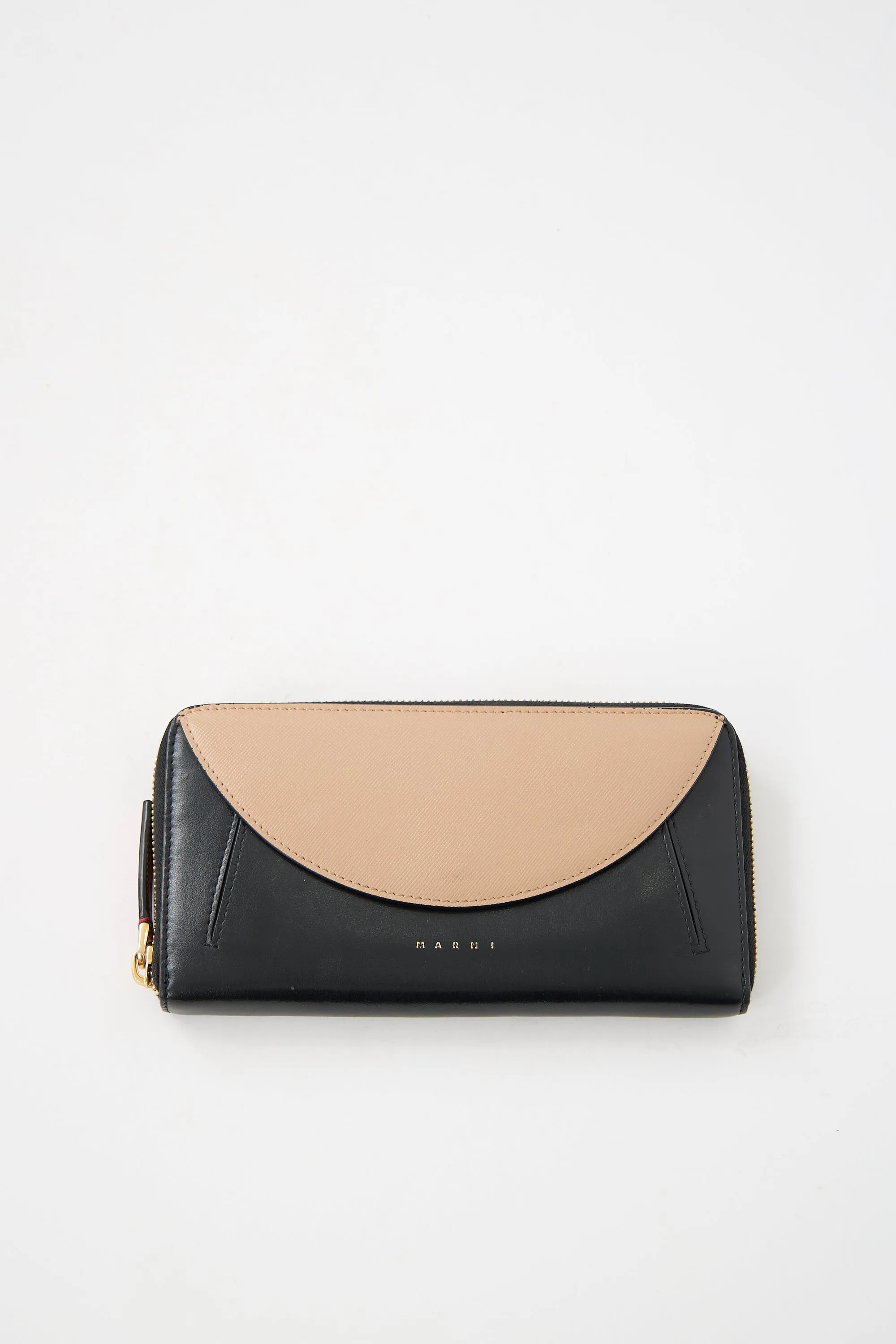 Leather Colourblock Wallet sold by VSP Consignment