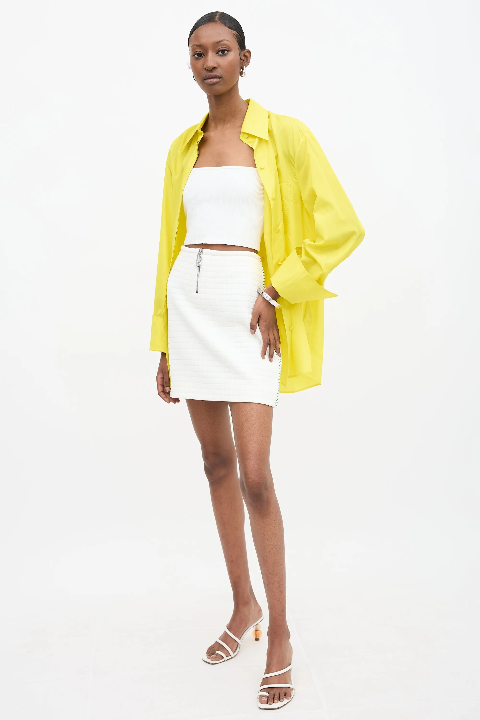 Padded Blanket Stitch Skirt sold by VSP Consignment product image thumbnail 2