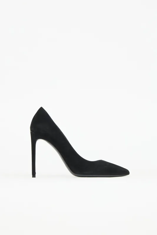 Suede Zoe Pump sold by VSP Consignment