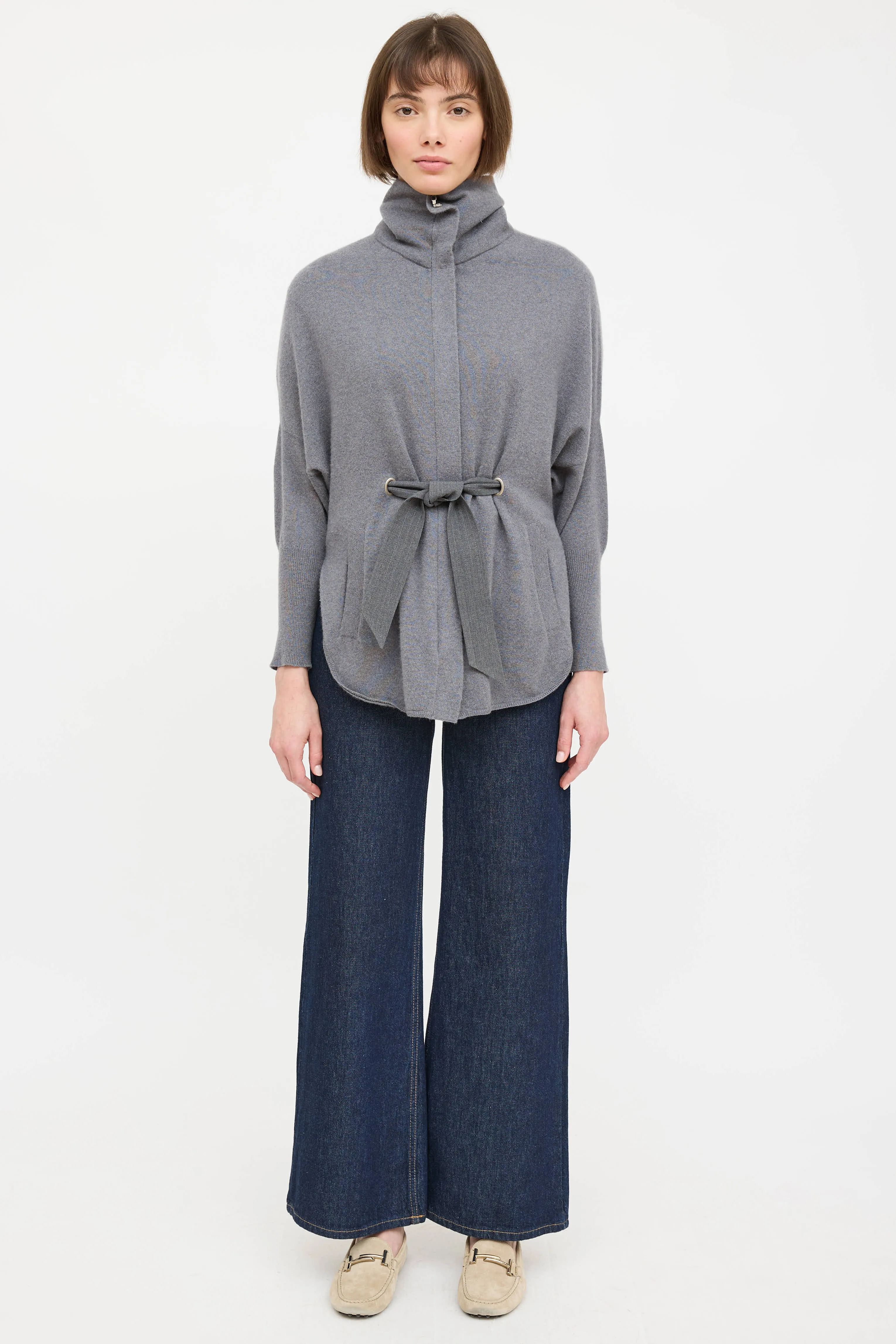Cashmere Knit Tie Cardigan sold by VSP Consignment product image thumbnail 5