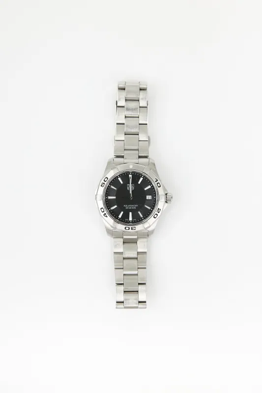 Stainless Steel & Sapphire Aquaracer 300M Date Watch sold by VSP Consignment