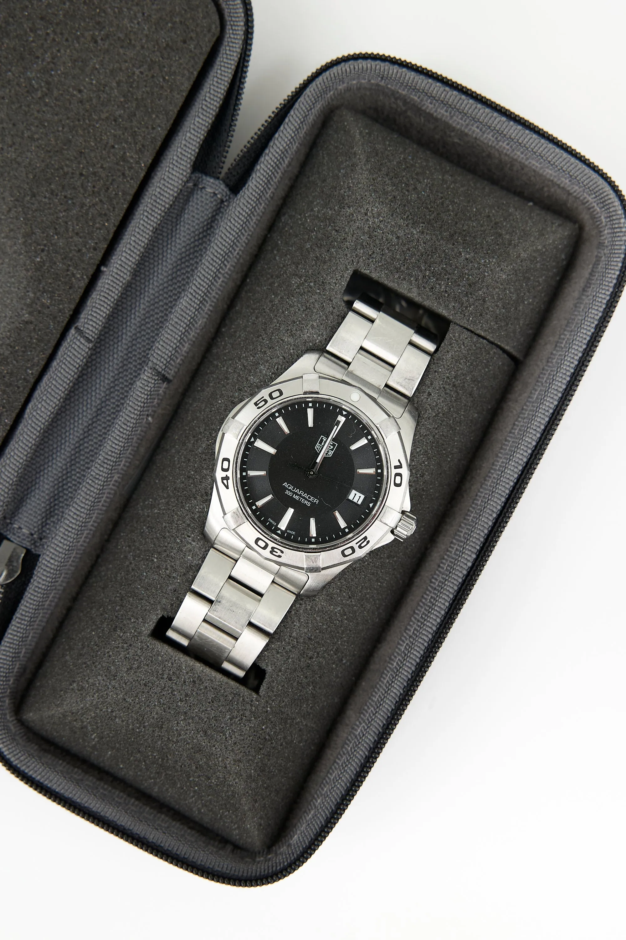 Stainless Steel & Sapphire Aquaracer 300M Date Watch sold by VSP Consignment product image thumbnail 3