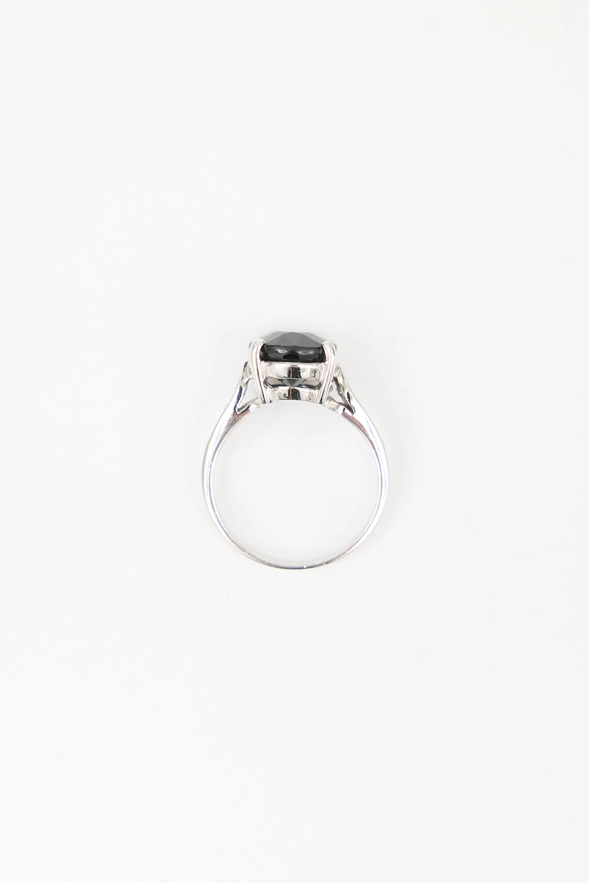 18K White Gold & Sapphire Ring sold by VSP Consignment product image thumbnail 3