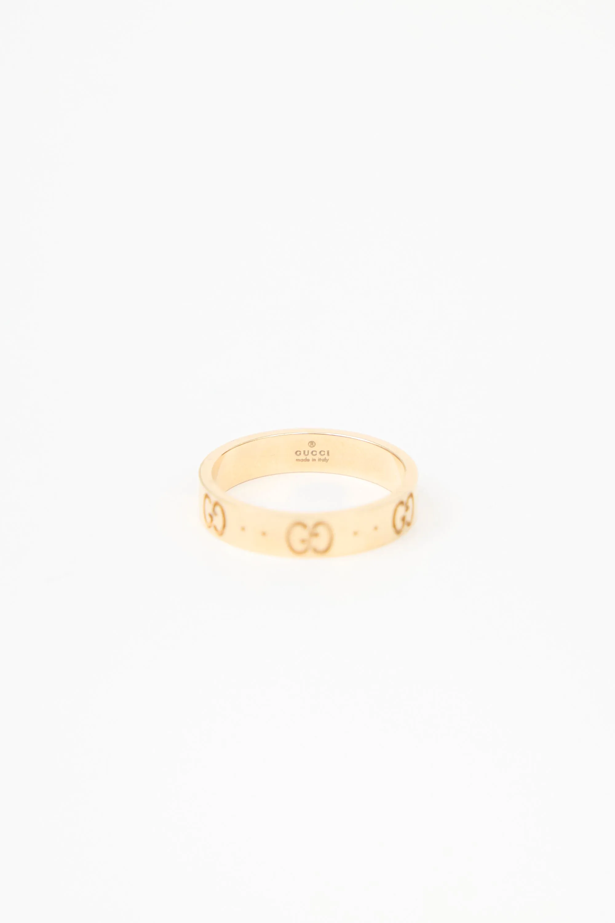18K Gold Icon GG Ring sold by VSP Consignment product image thumbnail 4