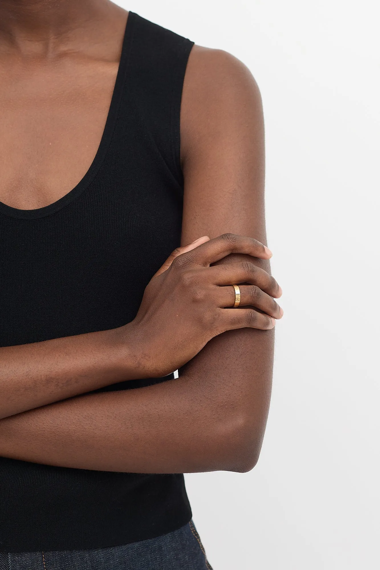 18K Gold Icon GG Ring sold by VSP Consignment product image thumbnail 2