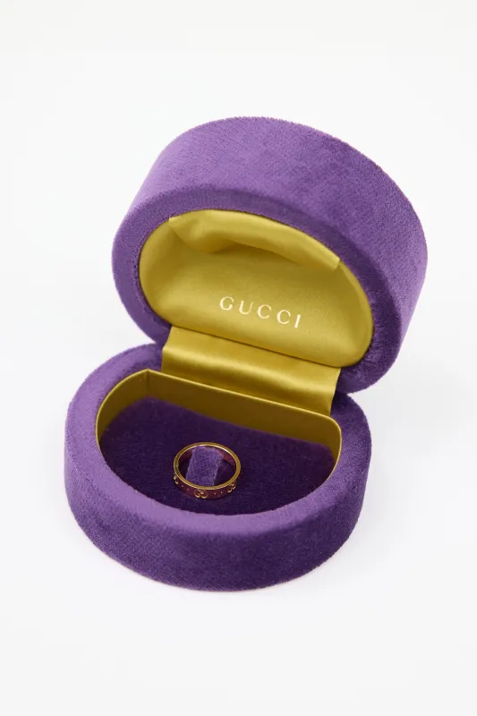 18K Gold Icon GG Ring sold by VSP Consignment