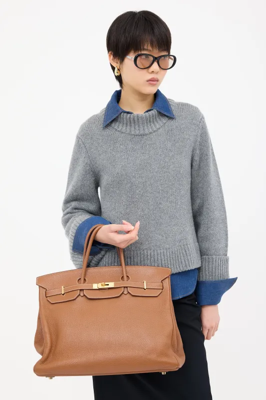 2009 Gold Clemence Birkin 40 Bag sold by VSP Consignment