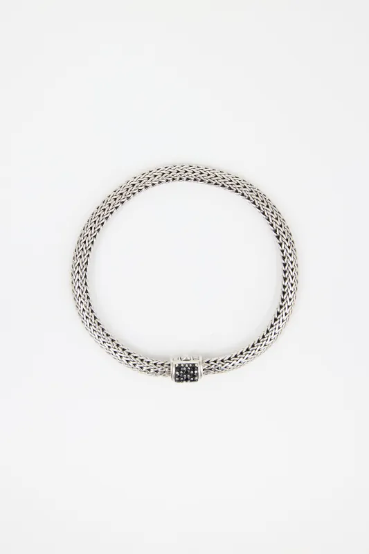 Sterling Silver & Sapphire Icon Bracelet sold by VSP Consignment