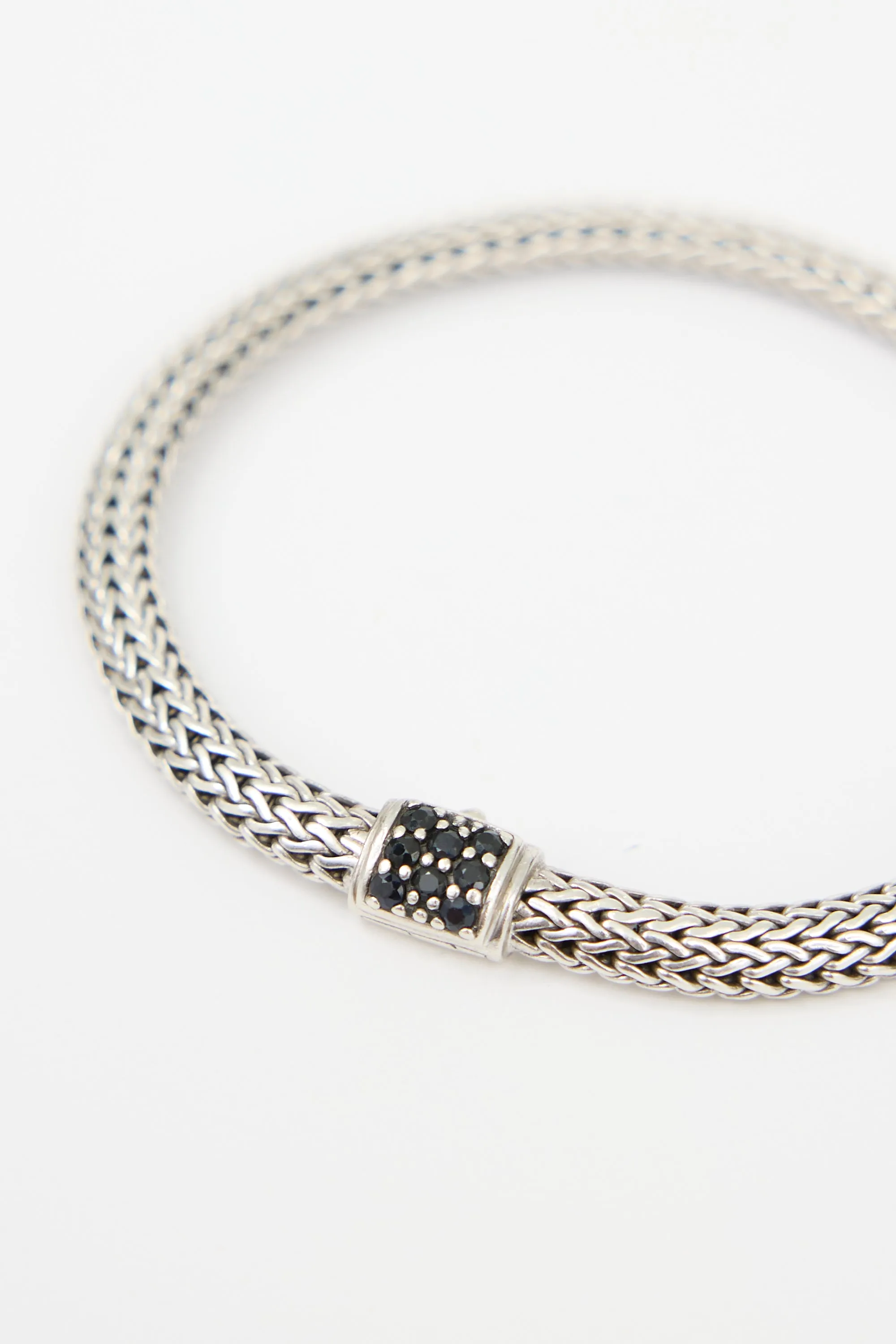 Sterling Silver & Sapphire Icon Bracelet sold by VSP Consignment product image thumbnail 5