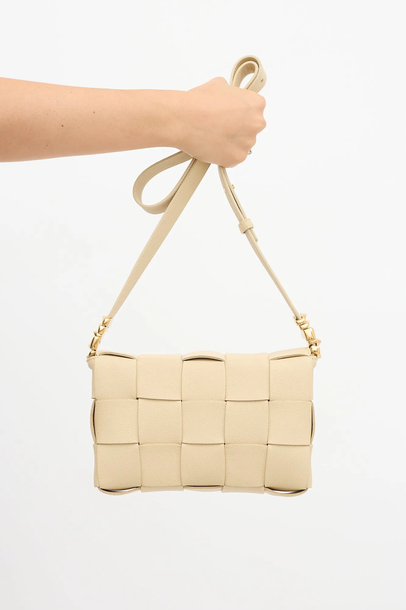 Leather Intreccio Cassette Crossbody Bag sold by VSP Consignment product image thumbnail 4