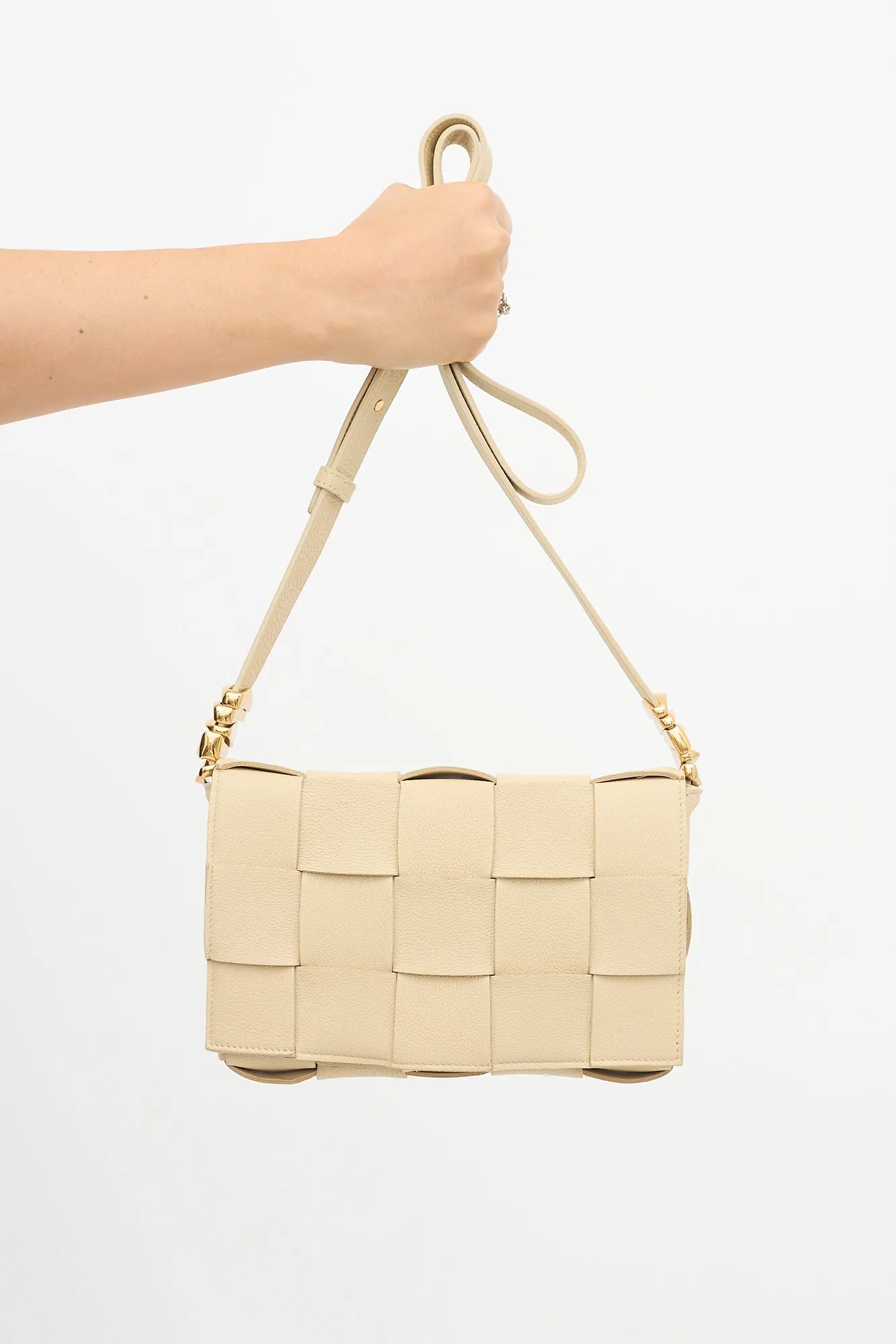 Leather Intreccio Cassette Crossbody Bag sold by VSP Consignment product image thumbnail 2