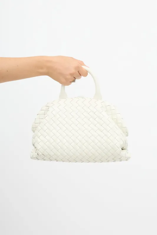 Patent Intrecciato Mini Handle Bag sold by VSP Consignment