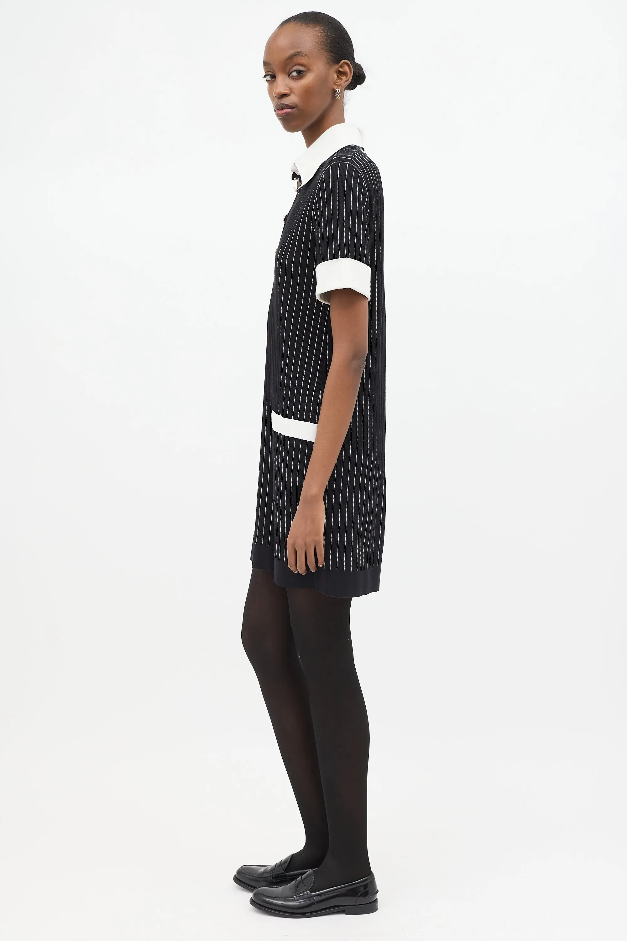 Spring 2015 Knit Pinstripe Polo Dress sold by VSP Consignment product image thumbnail 5