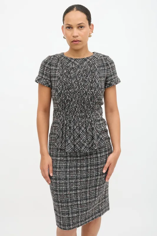 Wool Tweed Midi Dress sold by VSP Consignment