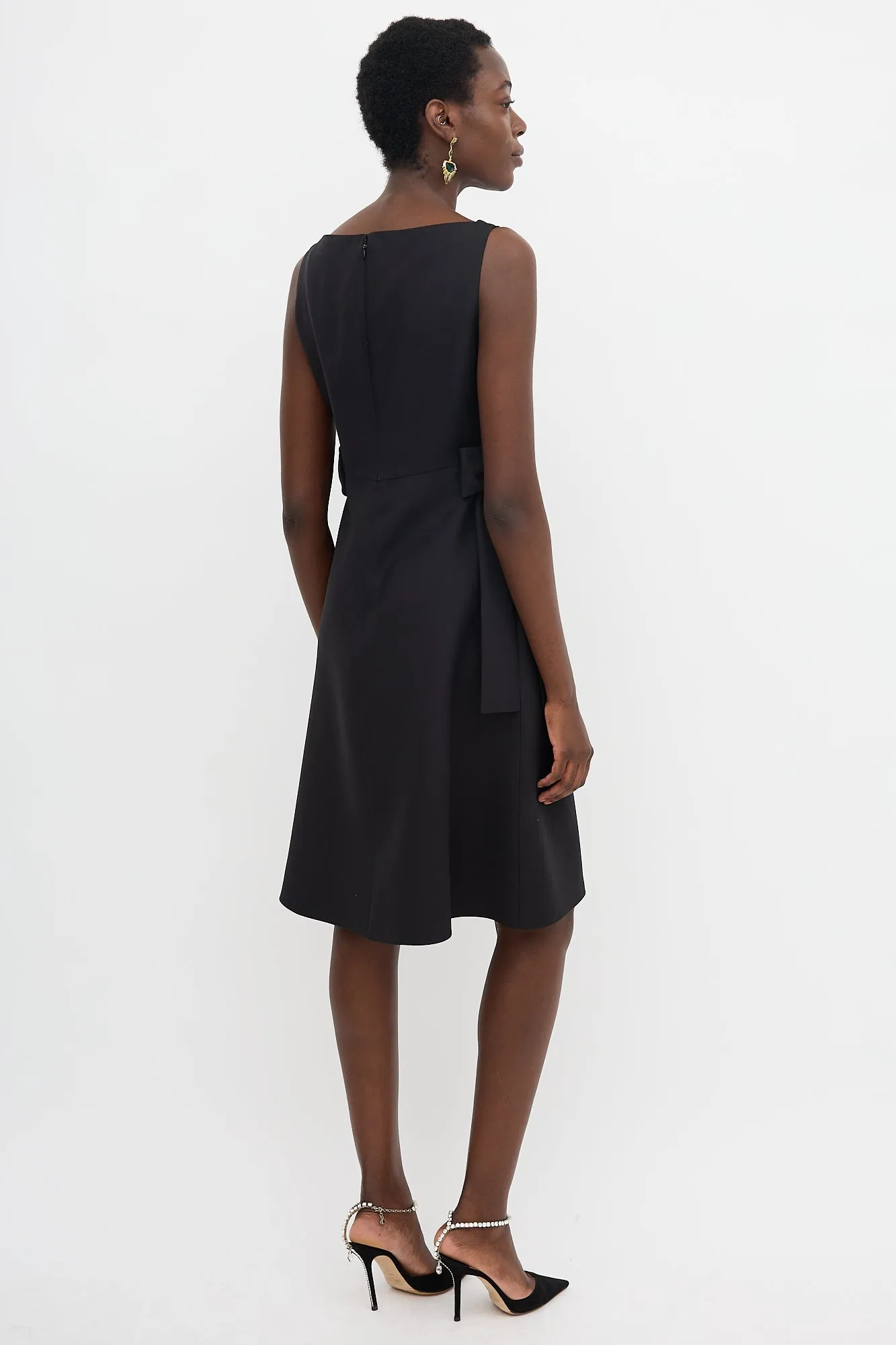 Wool & Silk Bow Dress sold by VSP Consignment product image thumbnail 4