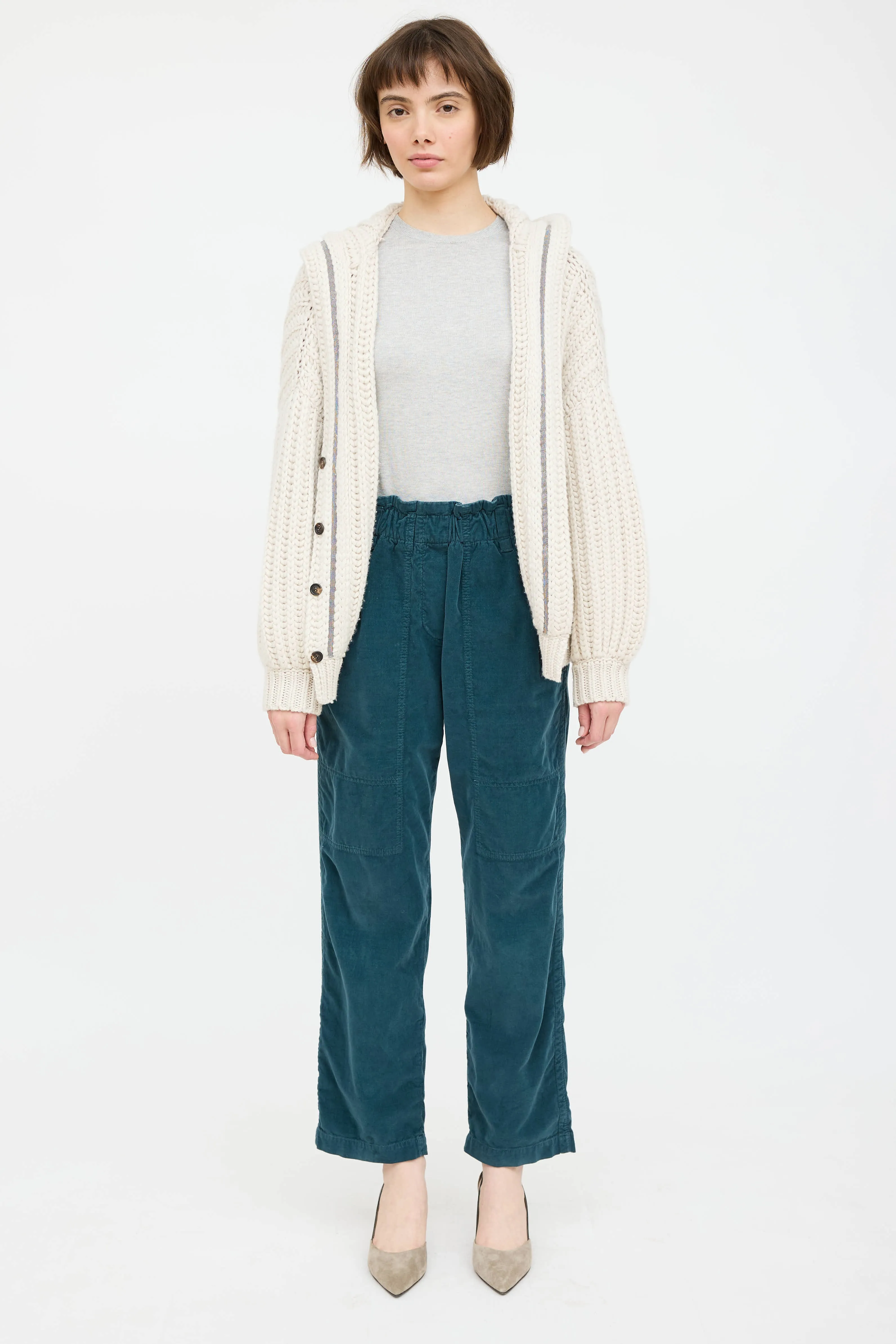 Velour Tapered Trouser sold by VSP Consignment product image thumbnail 2