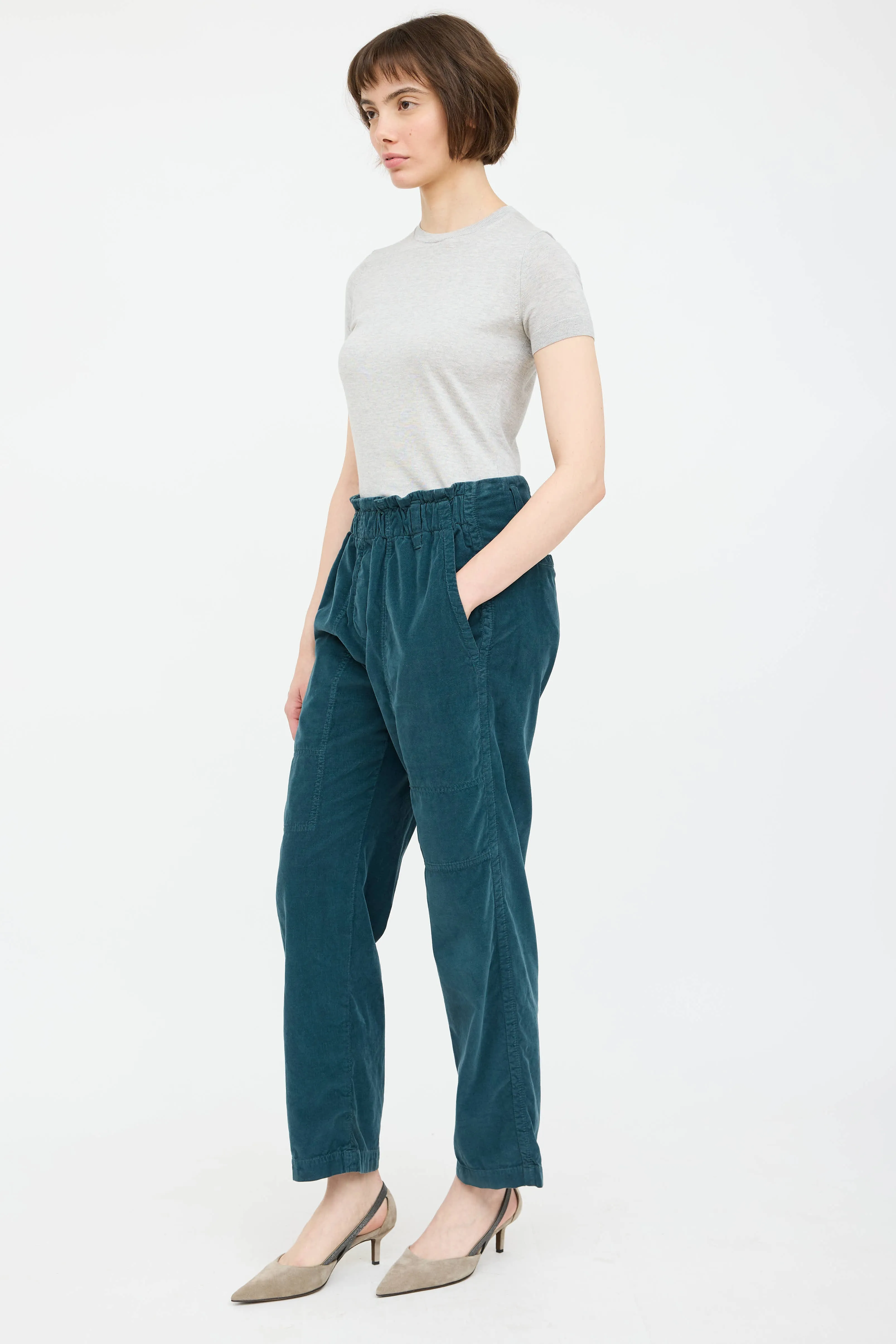 Velour Tapered Trouser sold by VSP Consignment product image thumbnail 5