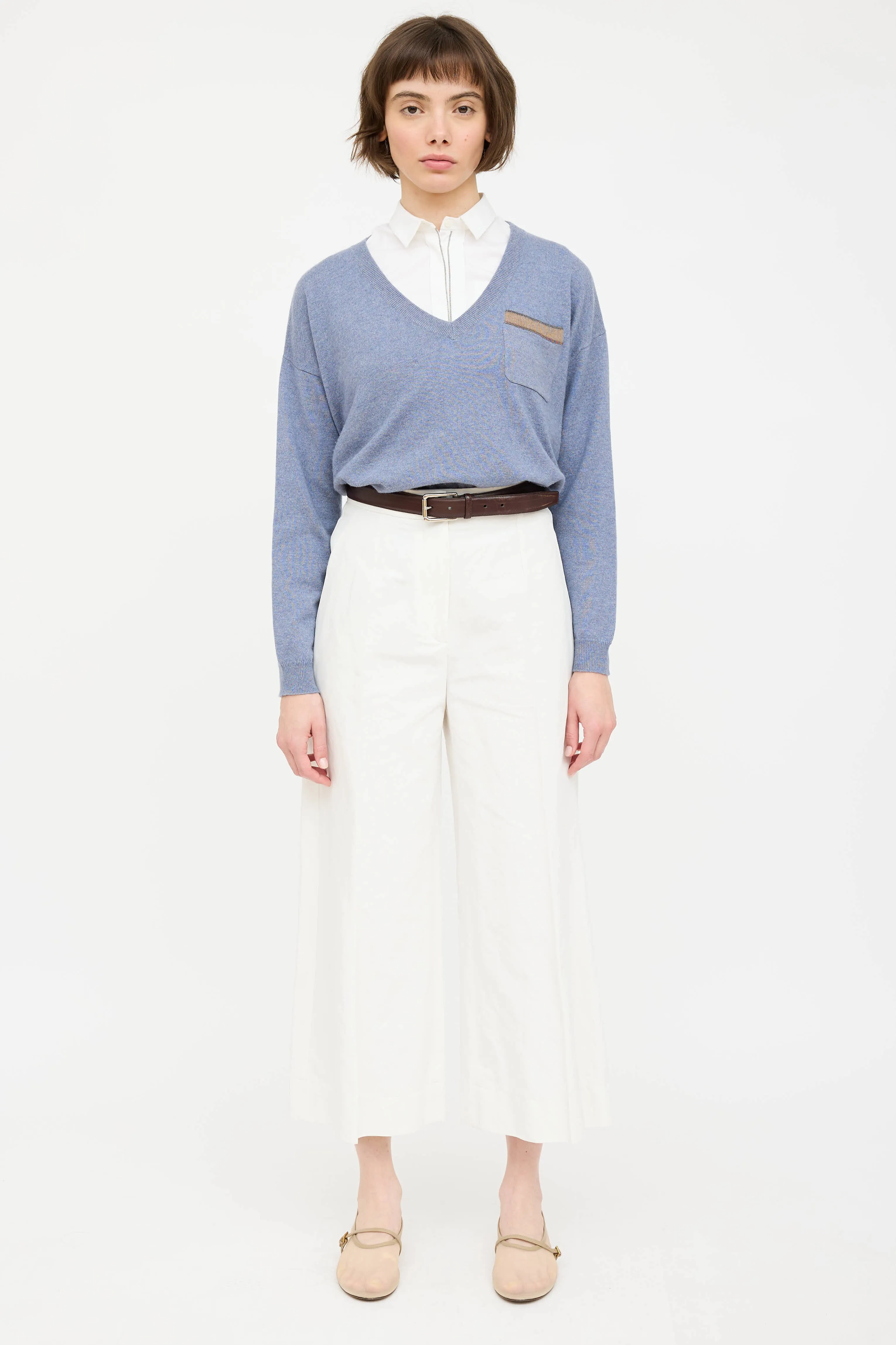 Wide Leg Pleated Trouser sold by VSP Consignment product image thumbnail 2
