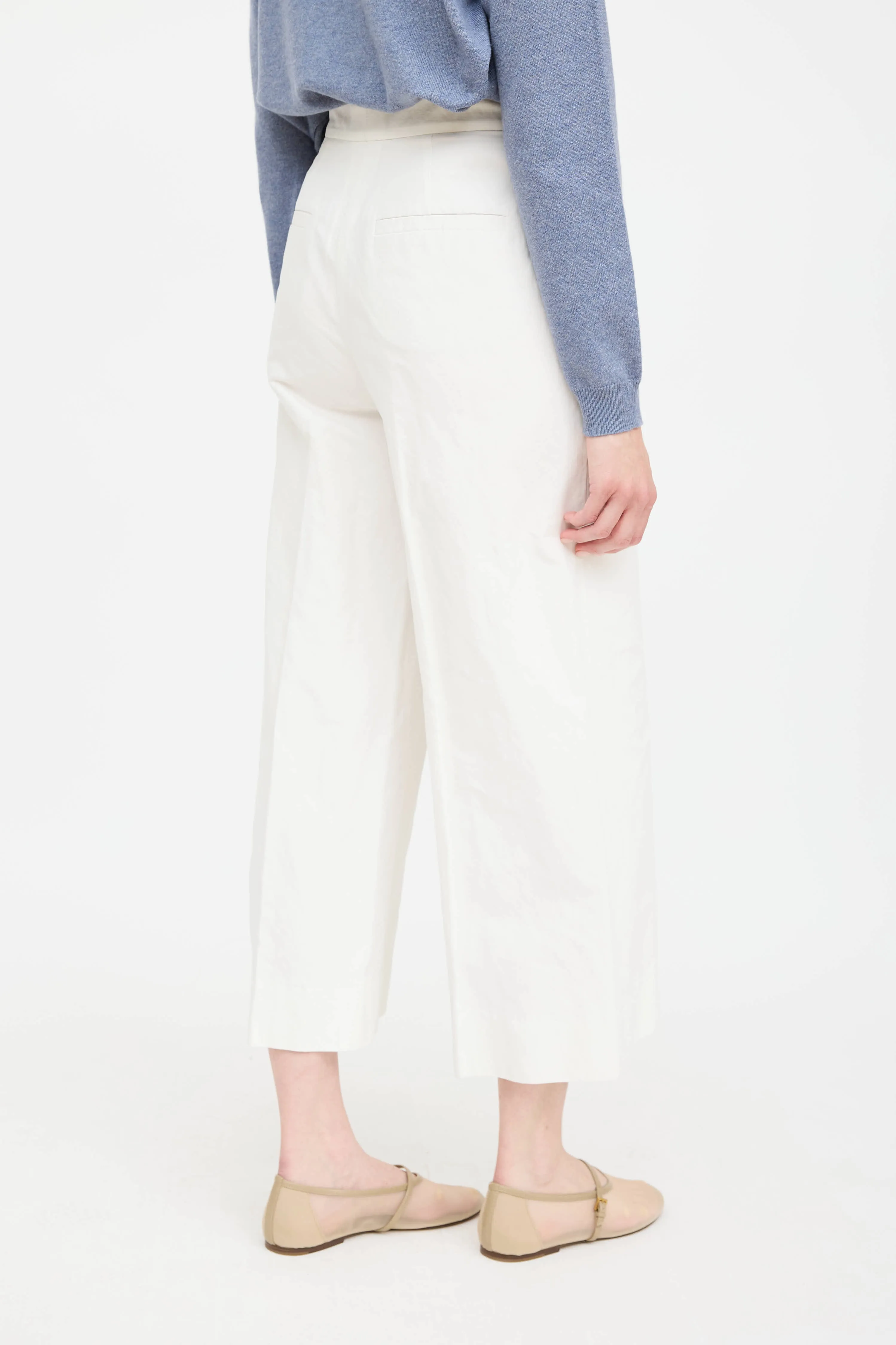Wide Leg Pleated Trouser sold by VSP Consignment product image thumbnail 4