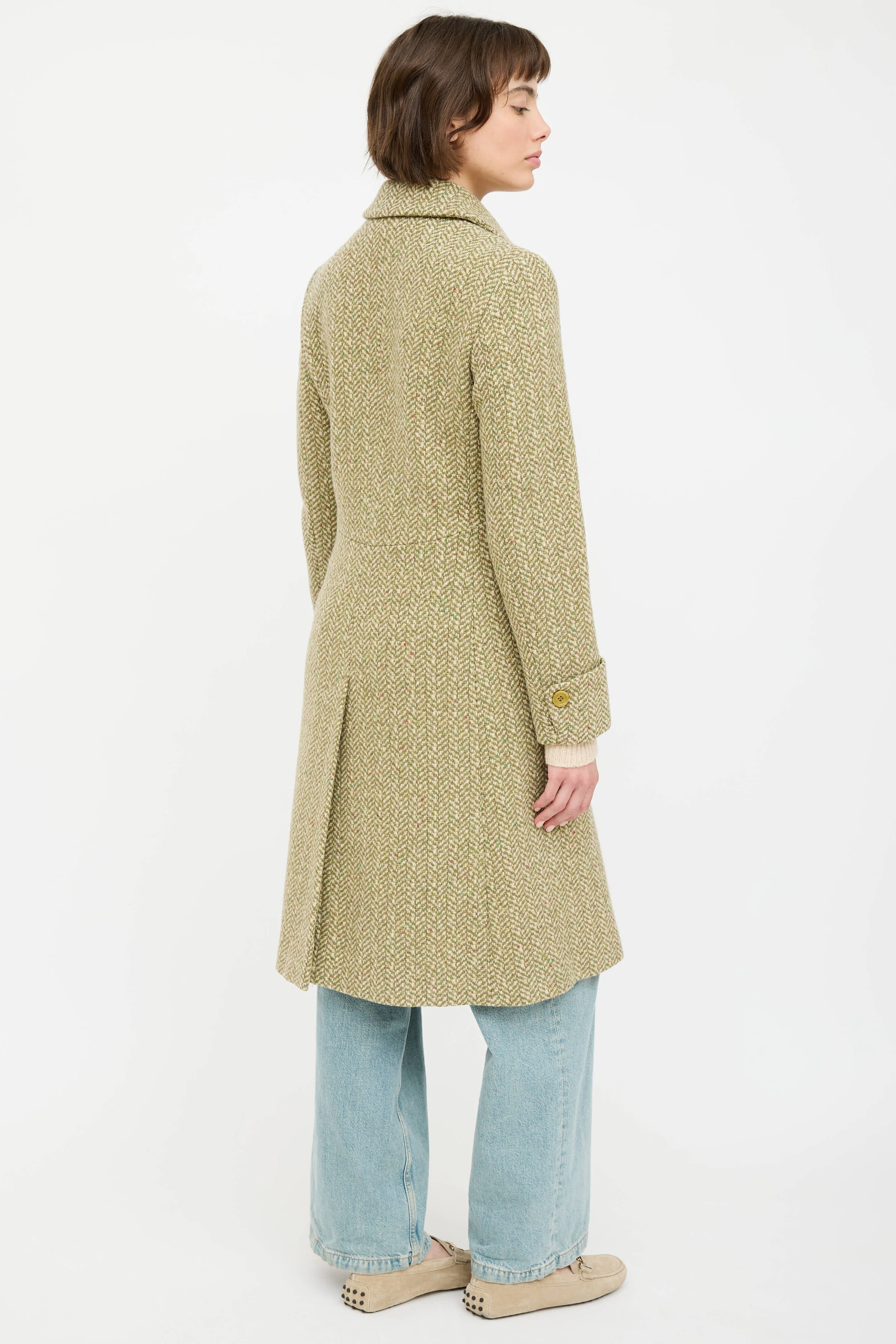 Wool Woven Double Breasted Coat sold by VSP Consignment product image thumbnail 4