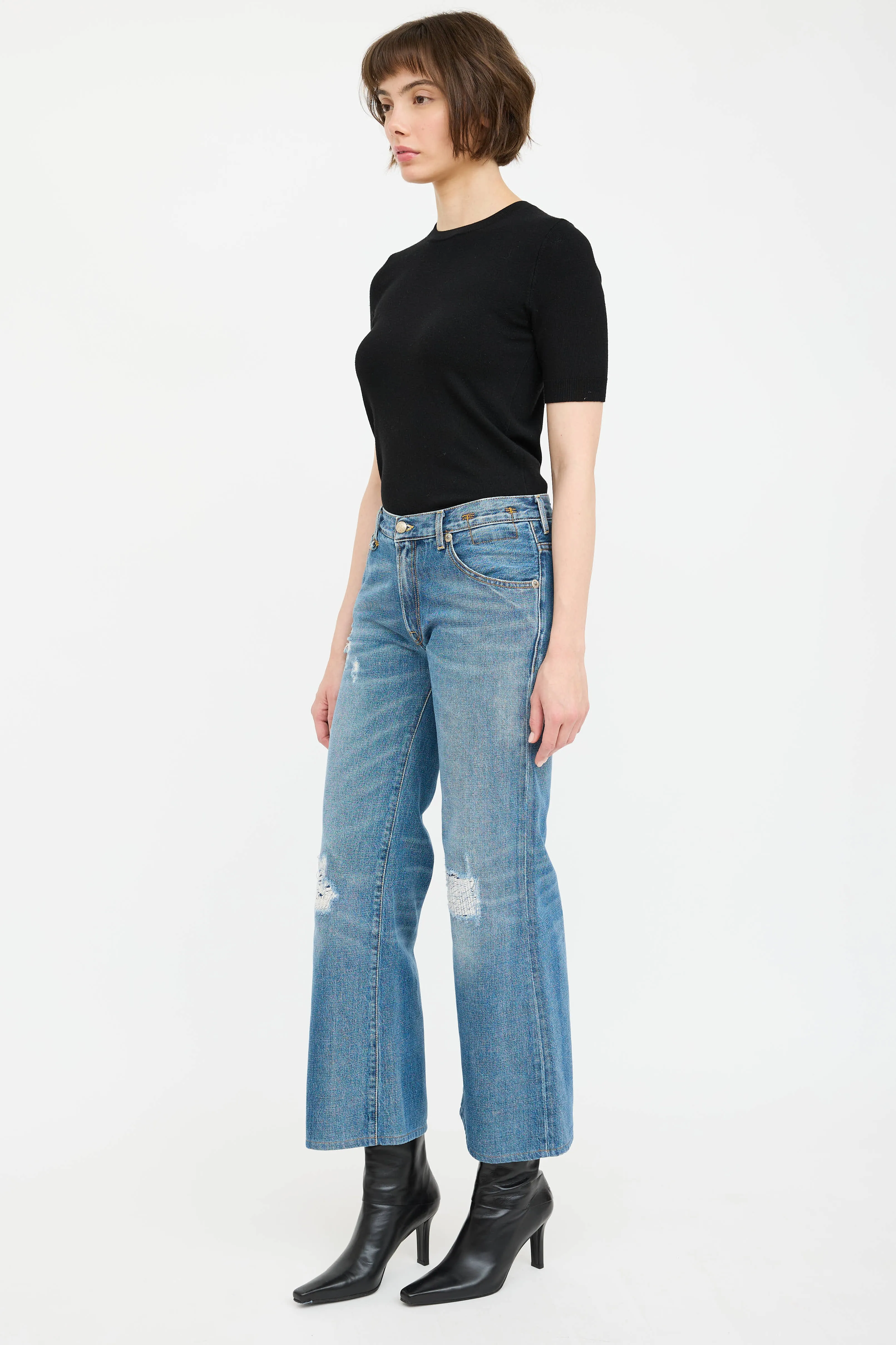 Flared Distressed Jane Jeans sold by VSP Consignment product image thumbnail 5