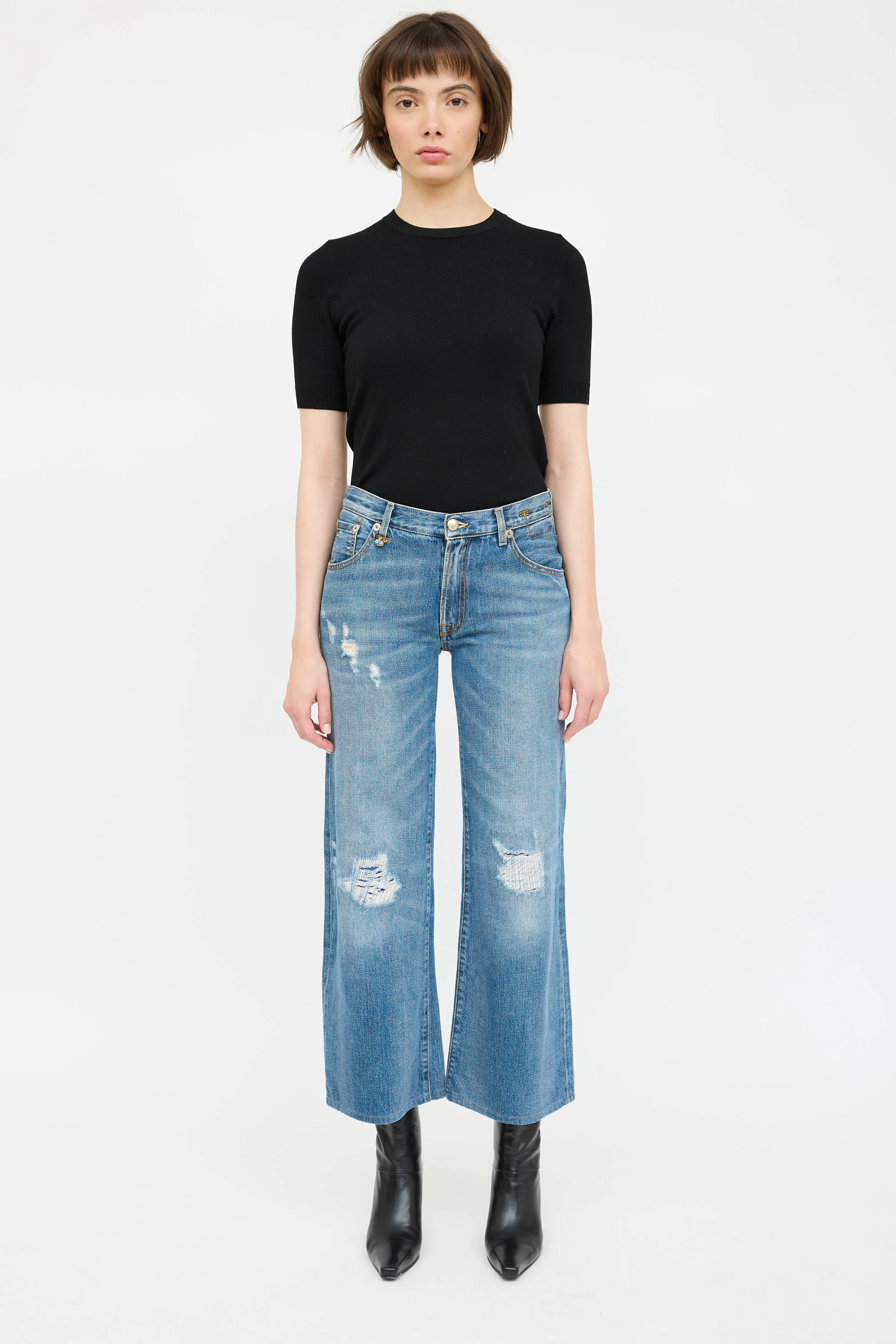 Flared Distressed Jane Jeans sold by VSP Consignment product image thumbnail 2