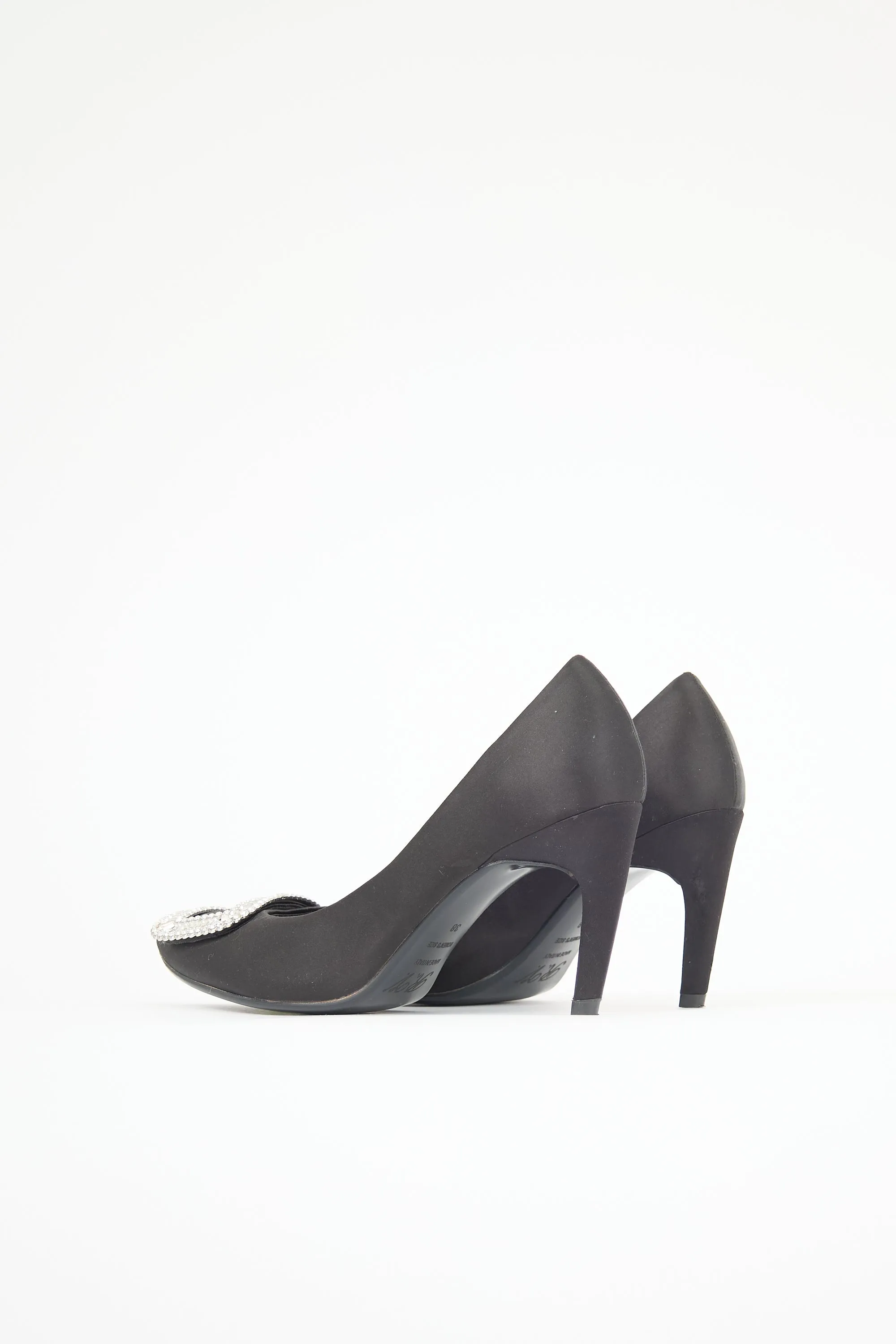 Satin Belle De Nuit Pump sold by VSP Consignment product image thumbnail 4