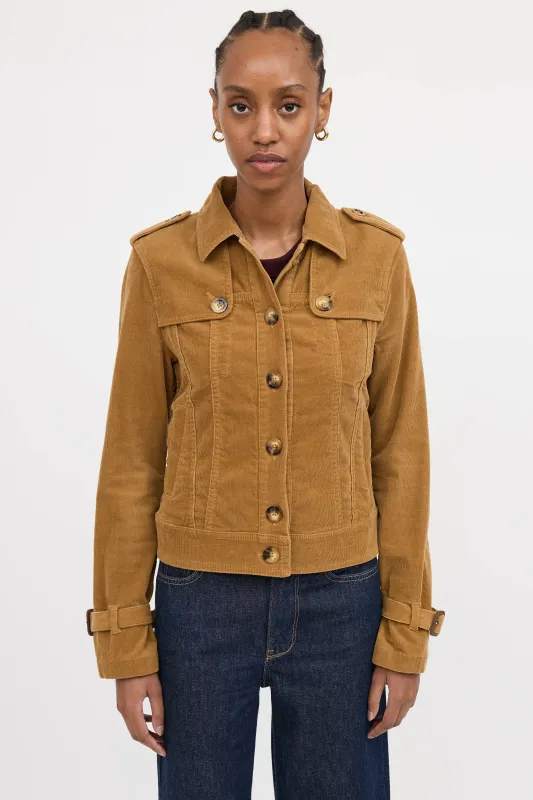 Corduroy Button Up Jacket sold by VSP Consignment