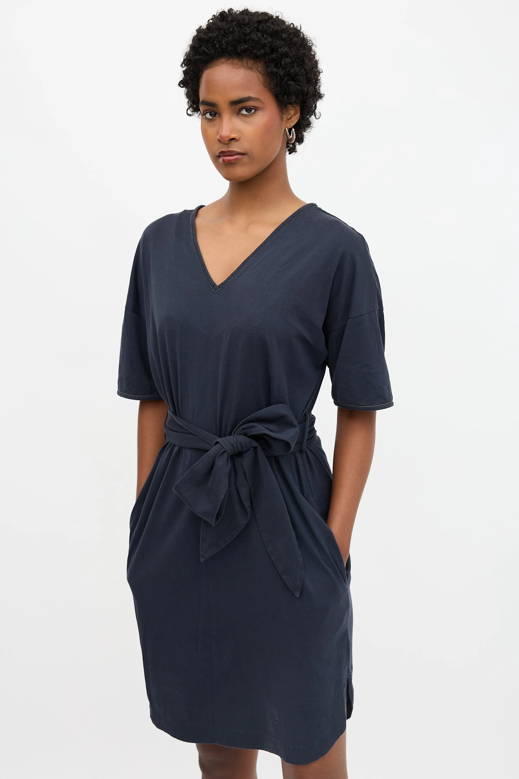 Monili Belted T-Shirt Dress sold by VSP Consignment product image thumbnail 3