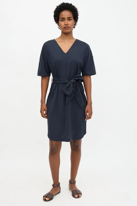 Monili Belted T-Shirt Dress made by Brunello Cucinelli