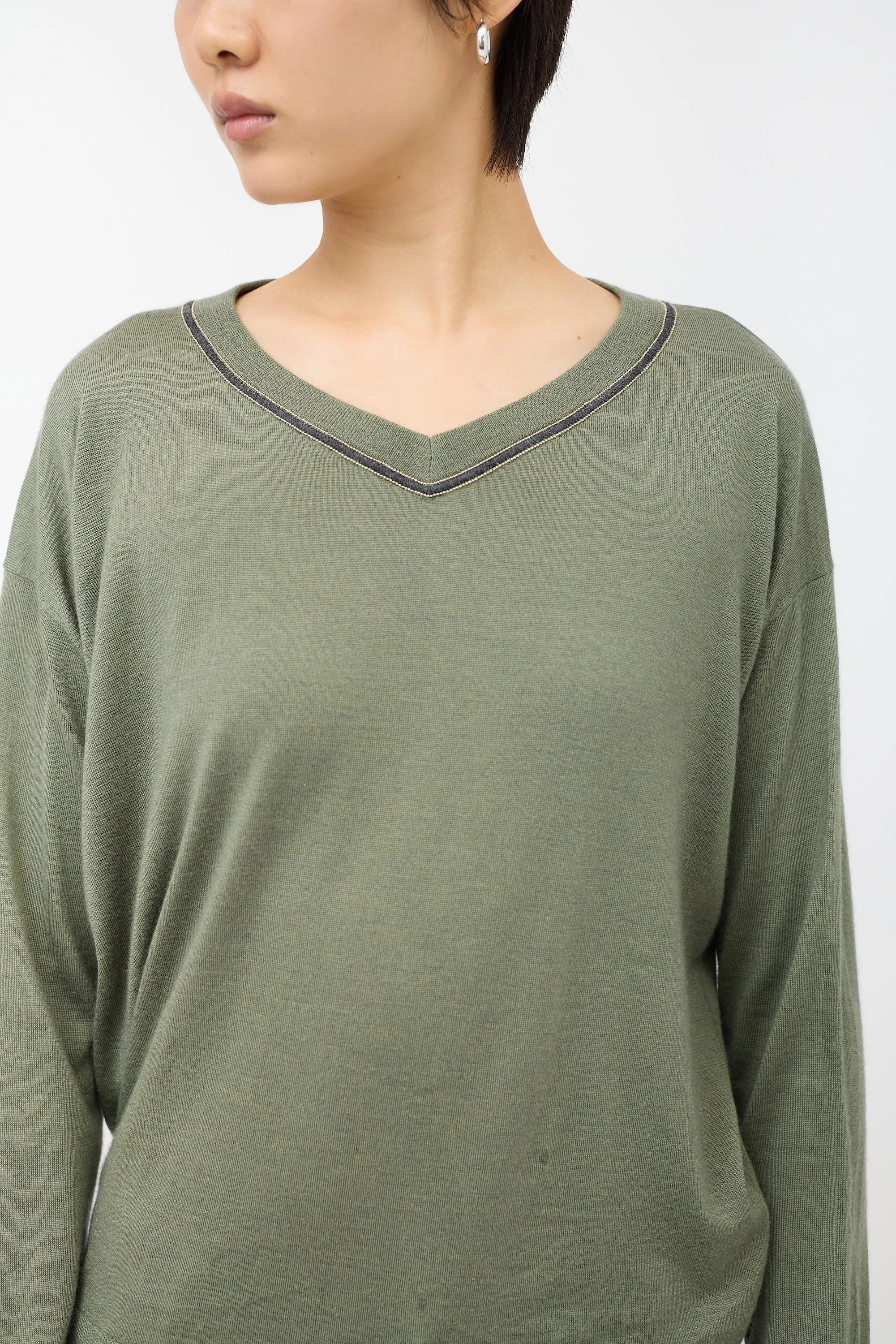 Cashmere & Silk Monili Sweater sold by VSP Consignment product image thumbnail 3