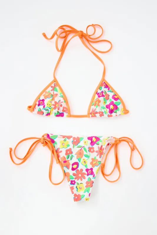 Coastal Satin Bikini Set sold by VSP Consignment
