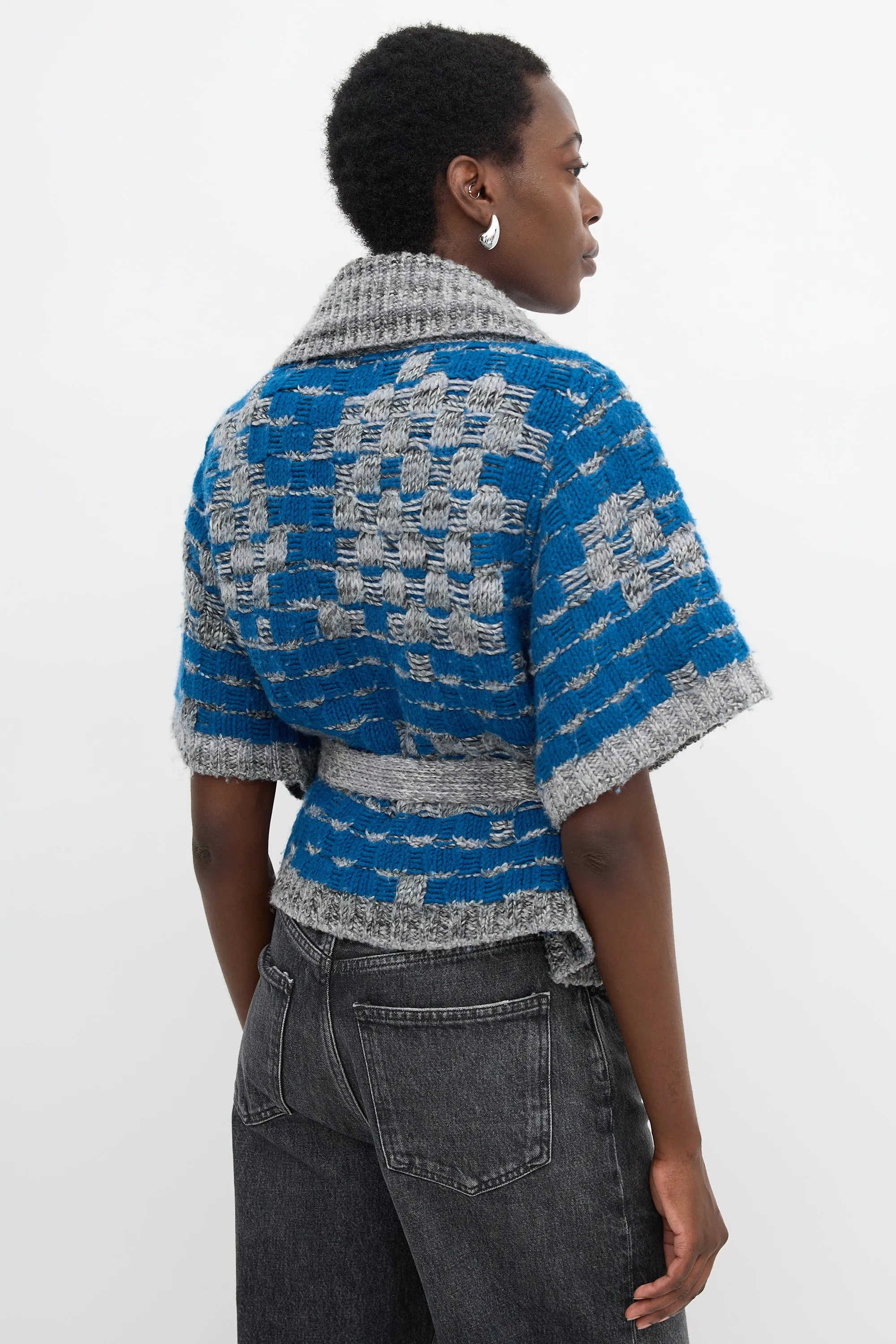 Woven Short Sleeve Cardigan sold by VSP Consignment product image thumbnail 4