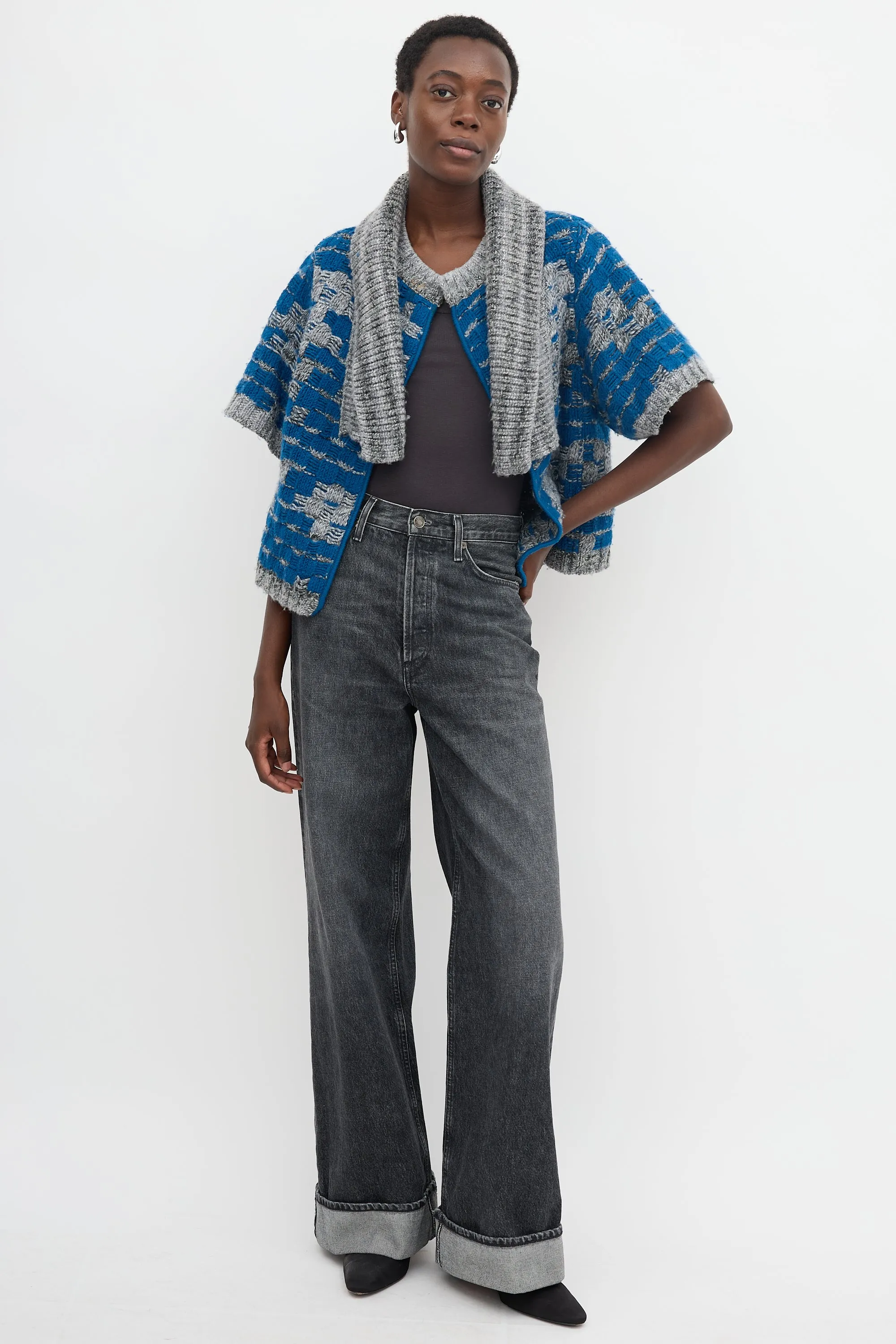 Woven Short Sleeve Cardigan sold by VSP Consignment product image thumbnail 5