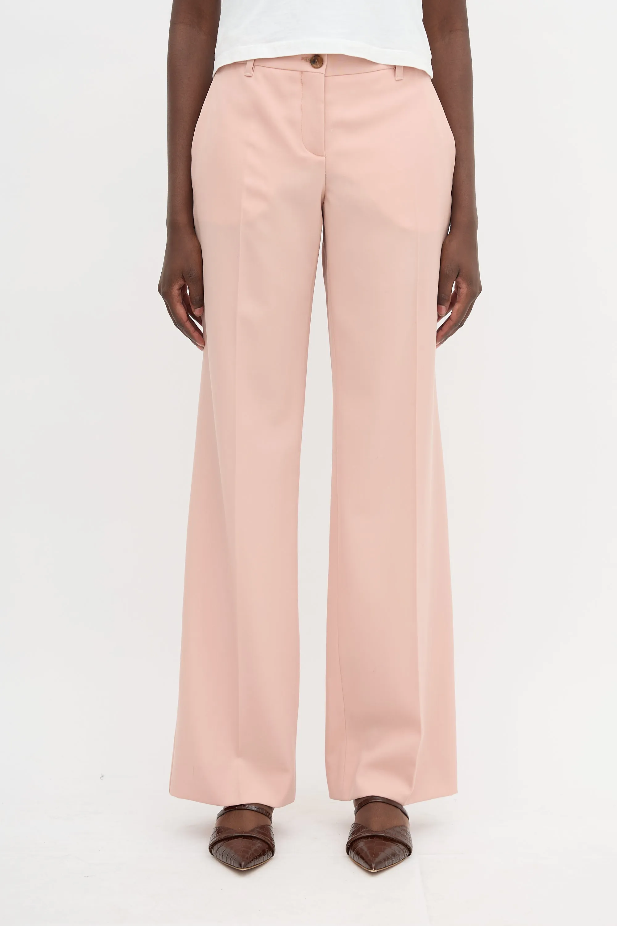 Wool Wide Leg Trouser sold by VSP Consignment