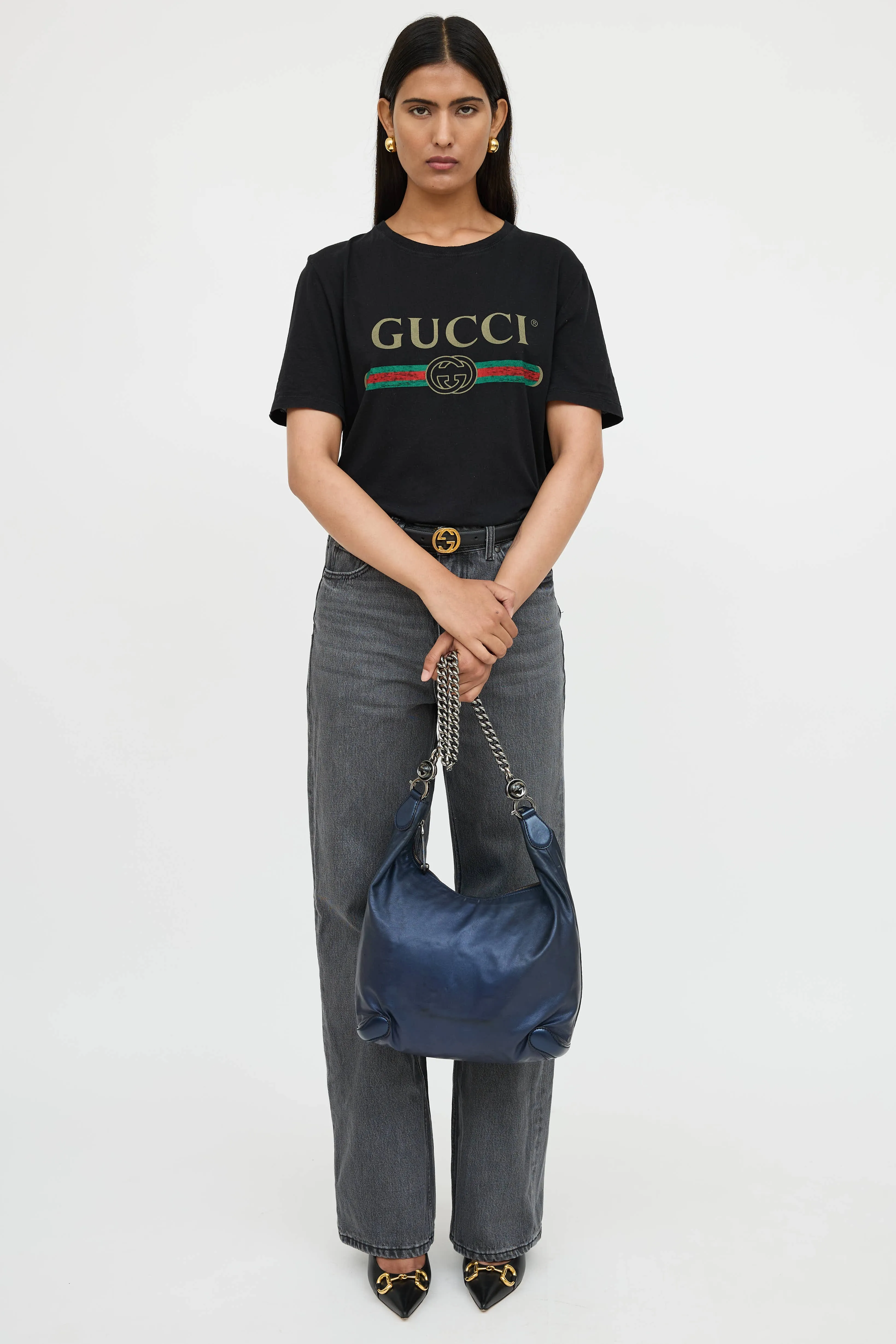 Leather Galaxy Shoulder Bag sold by VSP Consignment product image thumbnail 2