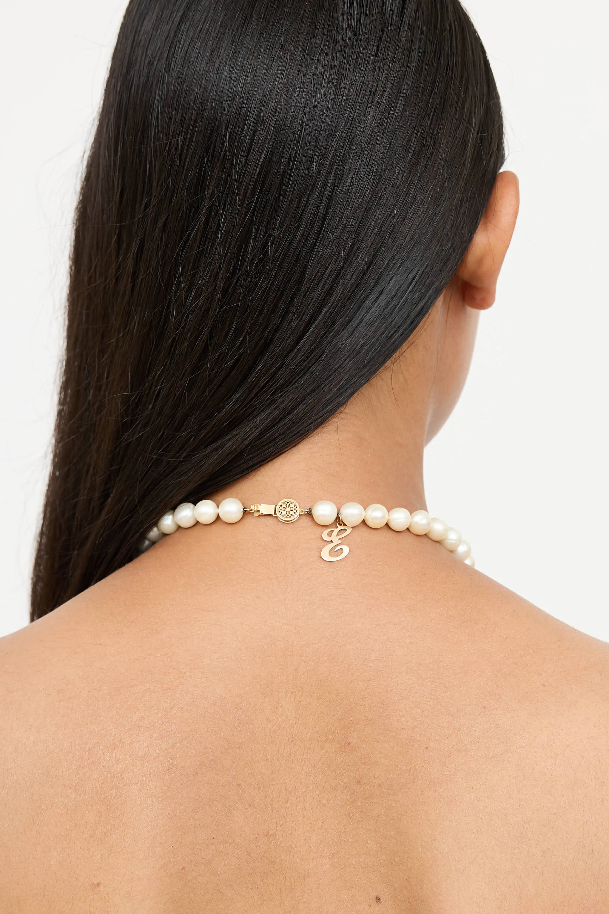 14K Gold Pearl Necklace sold by VSP Consignment product image thumbnail 4
