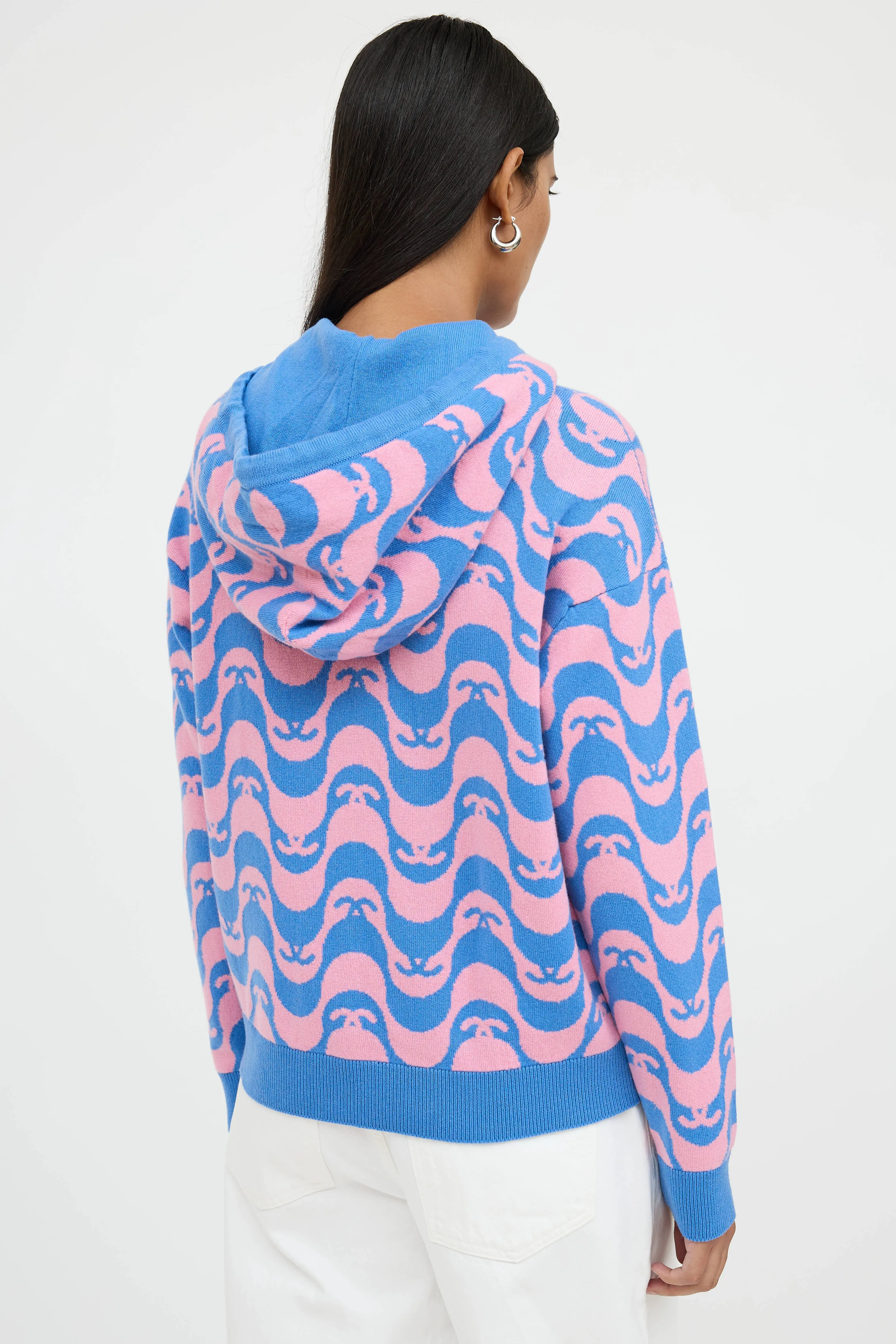 Spring 2021 Cashmere Knit Logo Hoodie sold by VSP Consignment product image thumbnail 4
