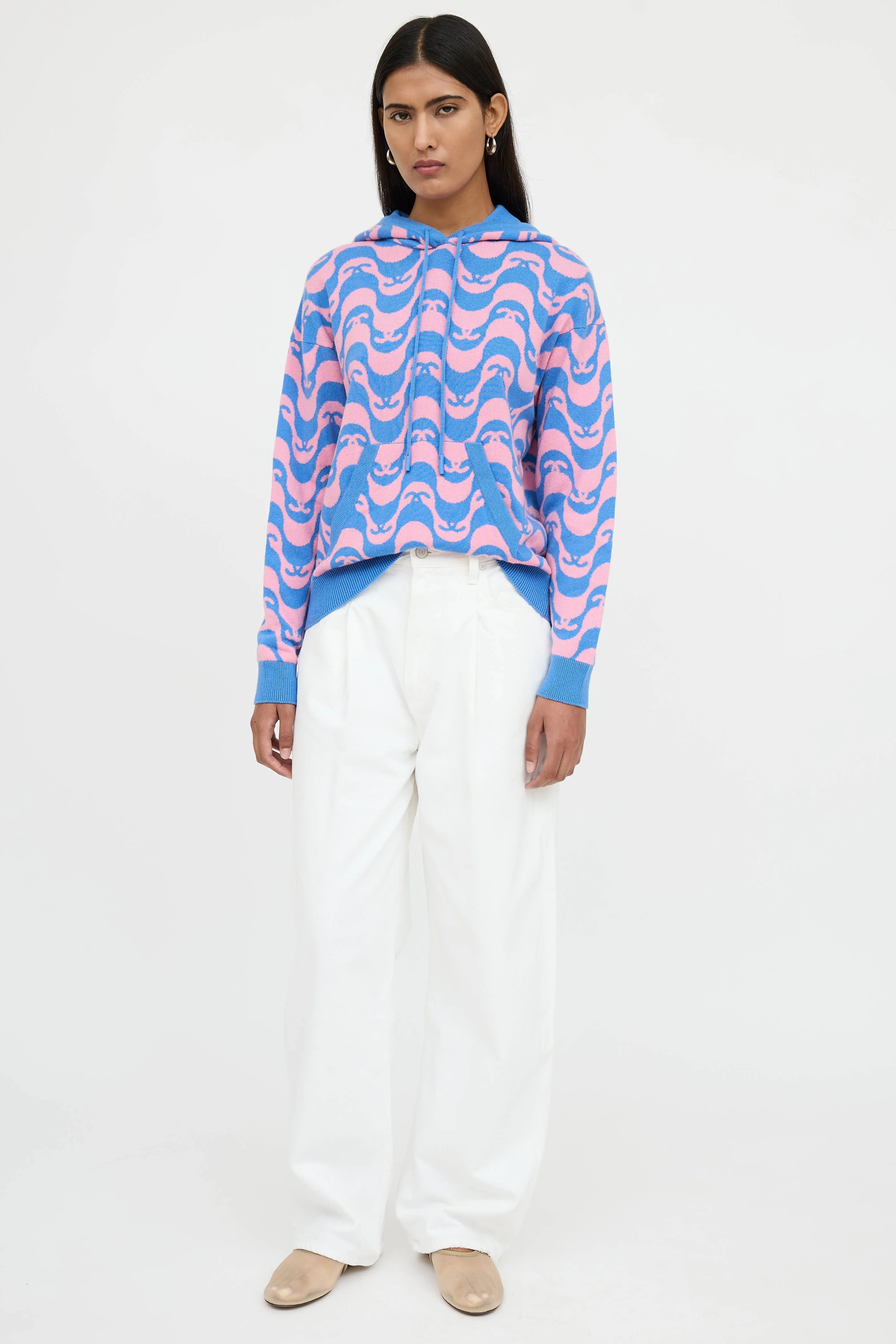 Spring 2021 Cashmere Knit Logo Hoodie sold by VSP Consignment product image thumbnail 5