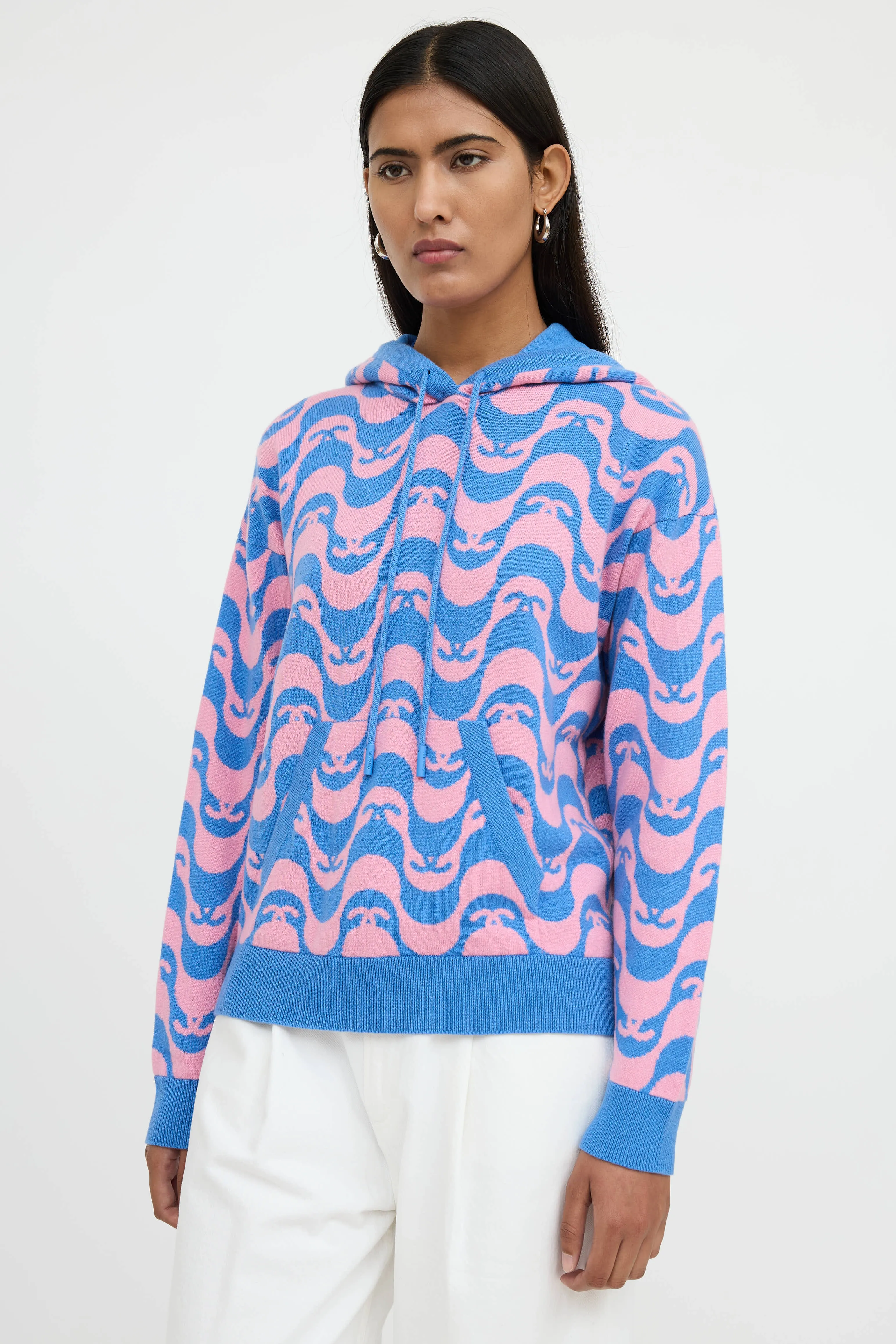 Spring 2021 Cashmere Knit Logo Hoodie sold by VSP Consignment product image thumbnail 3