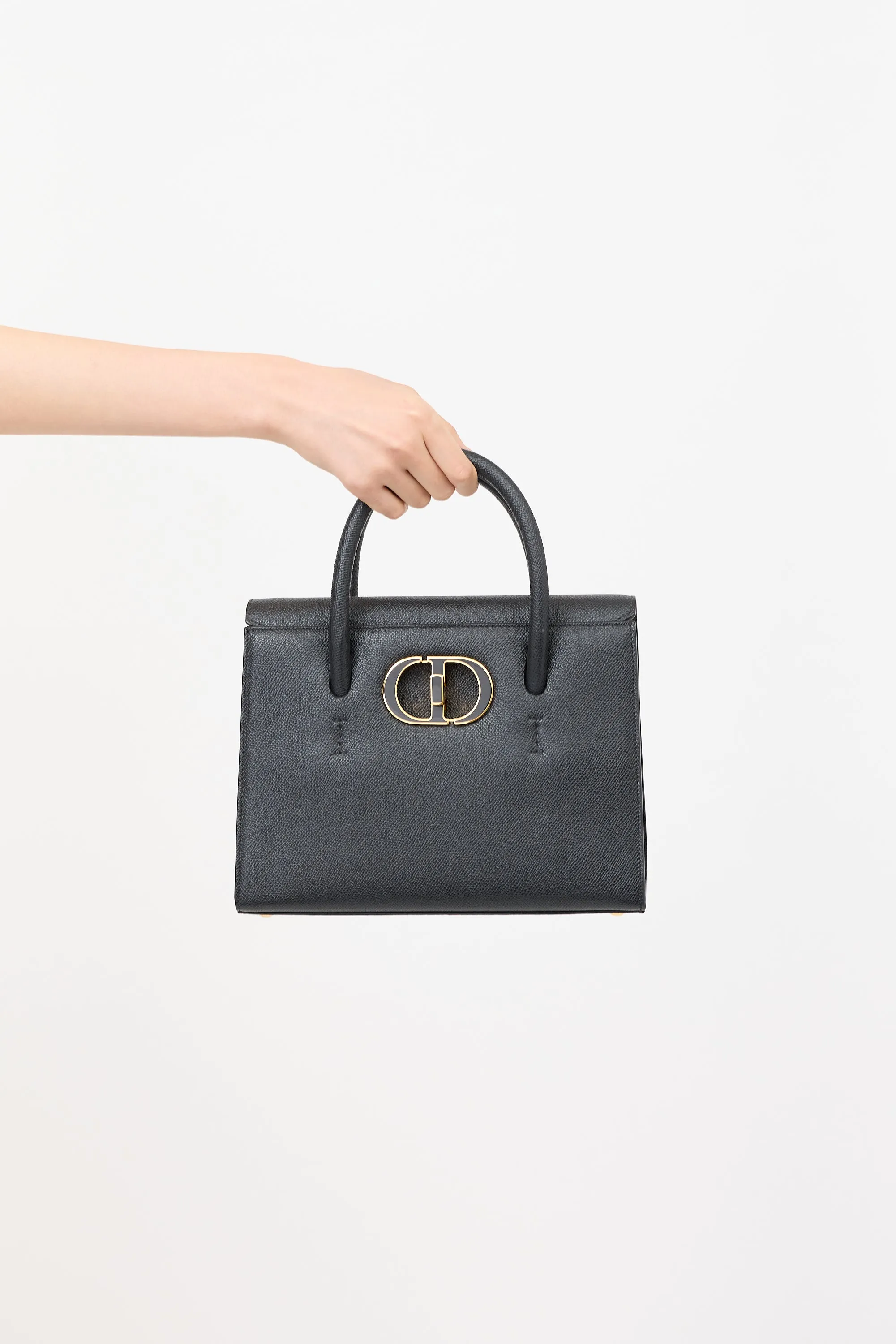 Grained Leather St. Honore Tote Bag sold by VSP Consignment