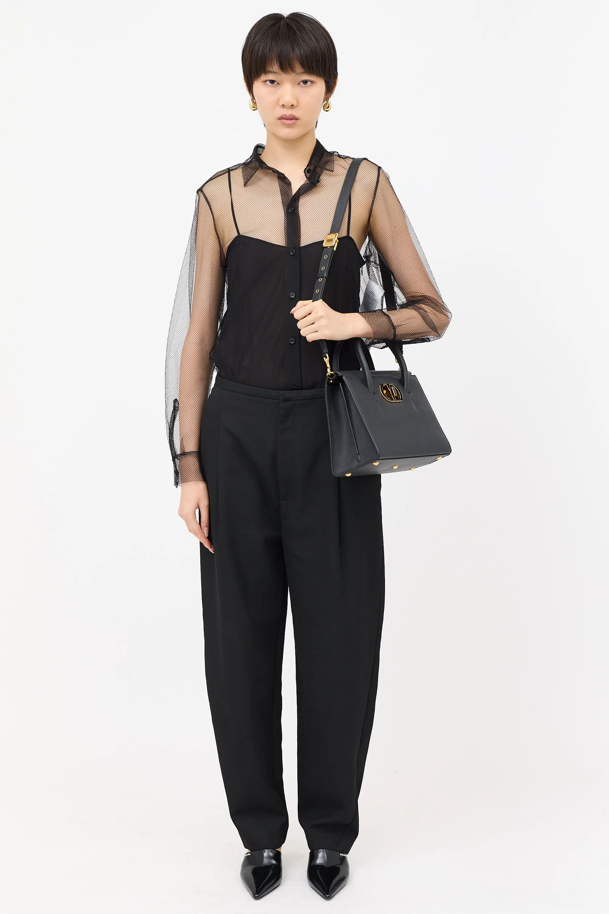 Grained Leather St. Honore Tote Bag sold by VSP Consignment product image thumbnail 5