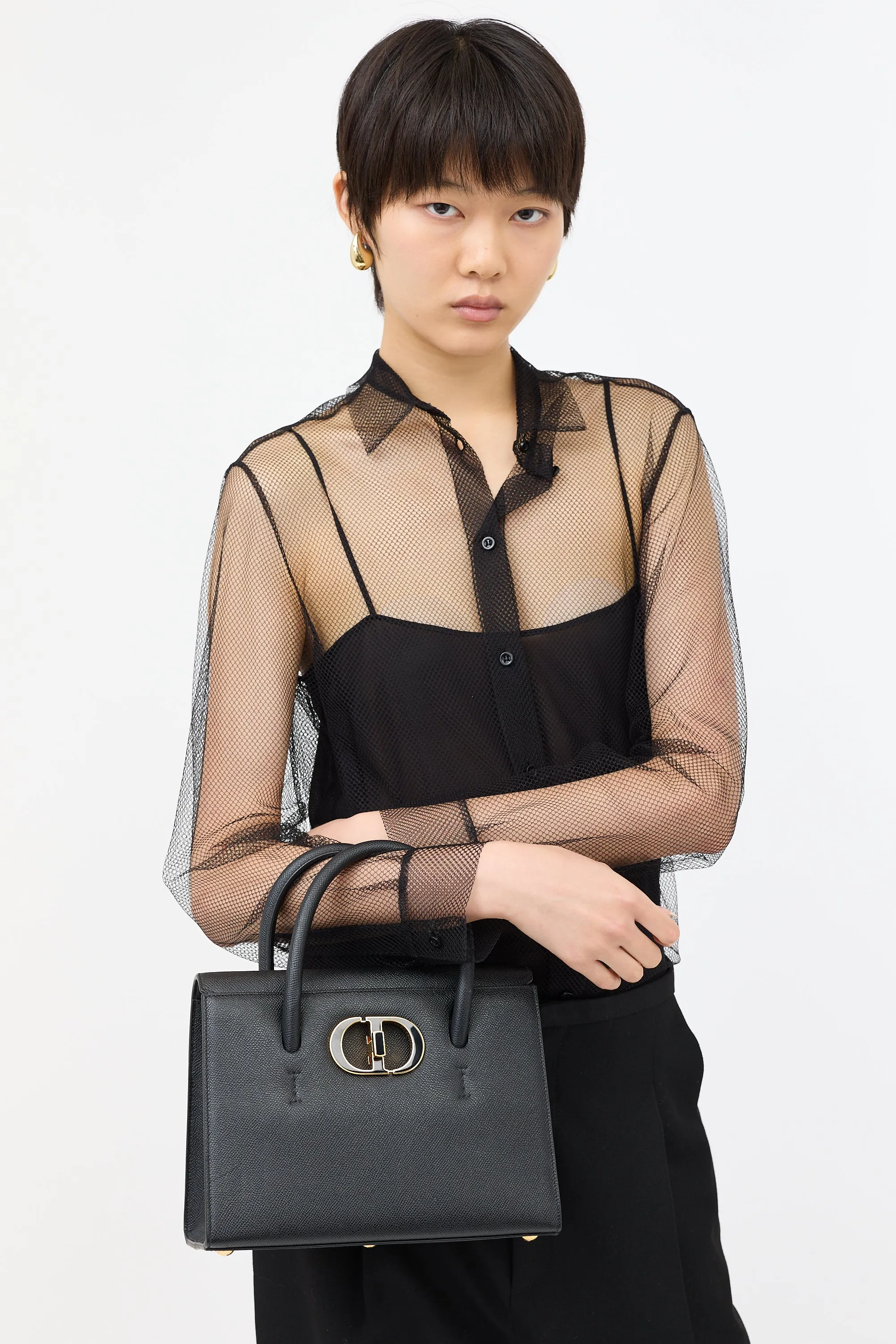 Grained Leather St. Honore Tote Bag sold by VSP Consignment product image thumbnail 2