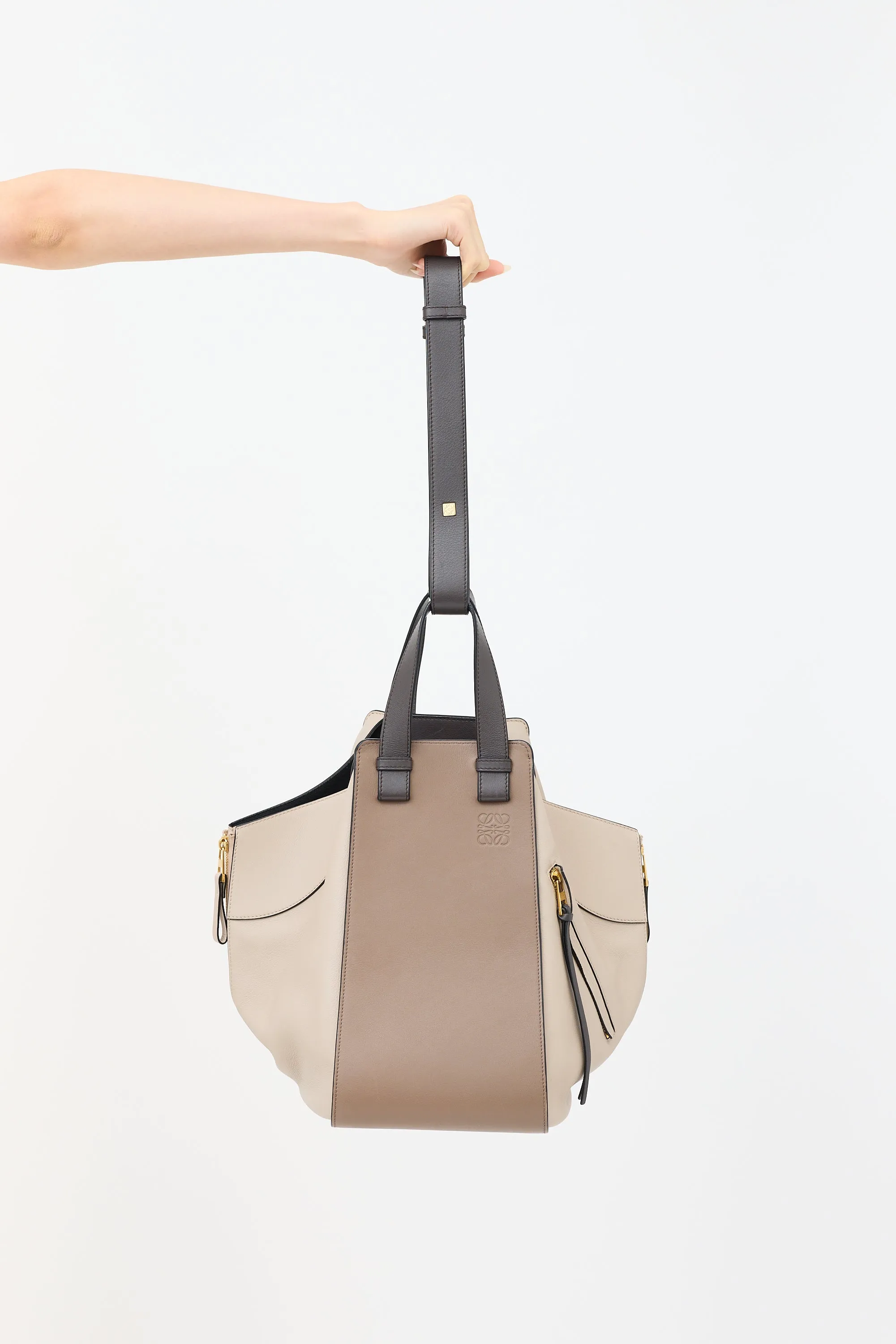 Leather Medium Hammock Bag sold by VSP Consignment