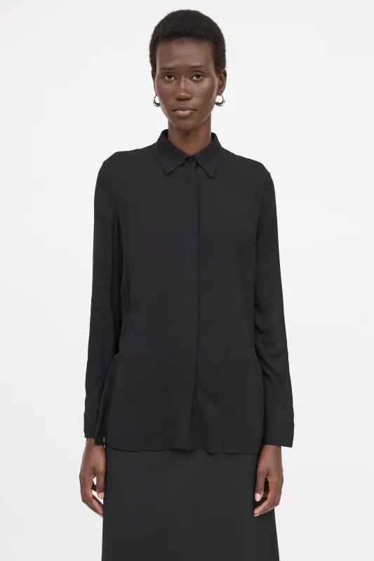 Carlton Button Up Shirt made by The Row