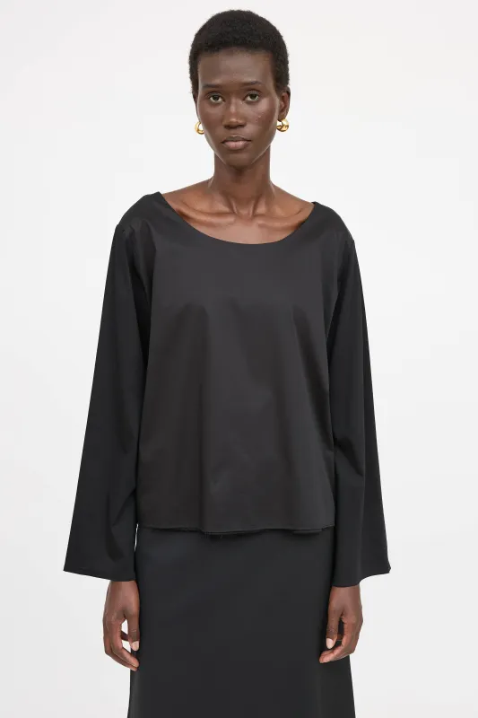 Cotton Boatneck Top sold by VSP Consignment