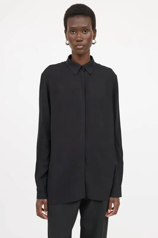 Carlton Button Up Shirt made by The Row